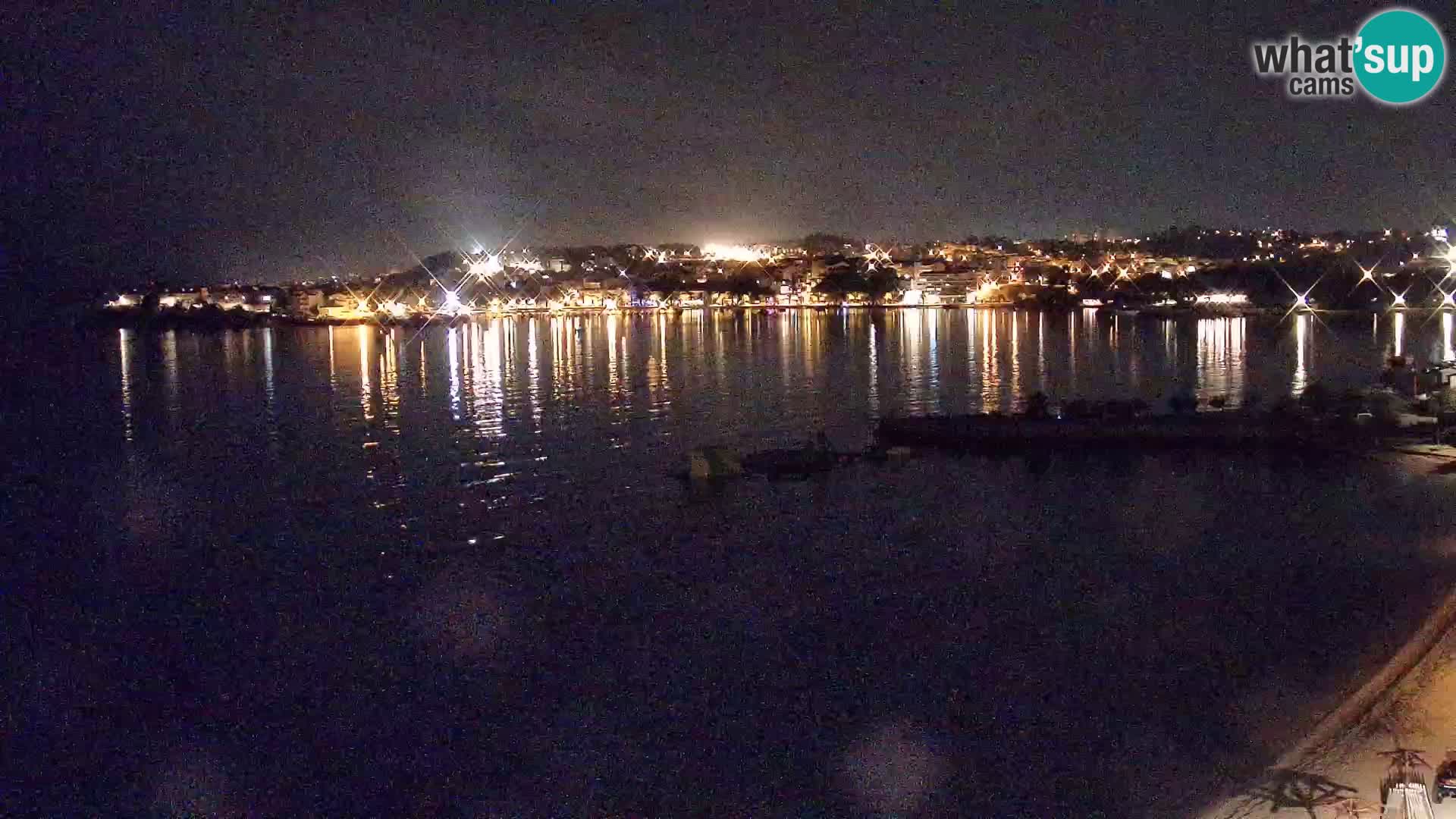 Webcam plage de Podstrana – Vue en direct depuis Hotel Split