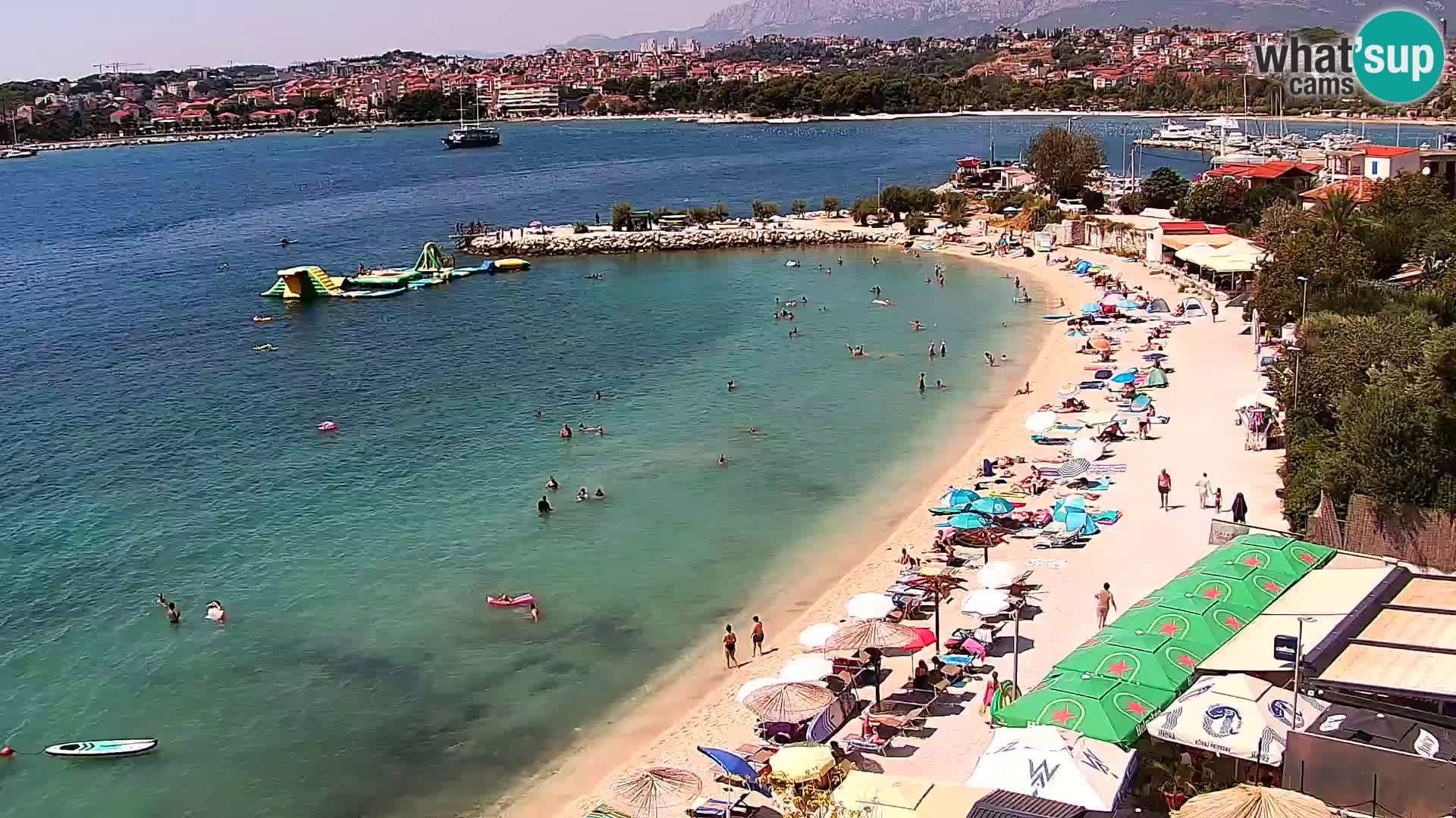Webcam Playa de Podstrana – Vista en directo desde Hotel Split