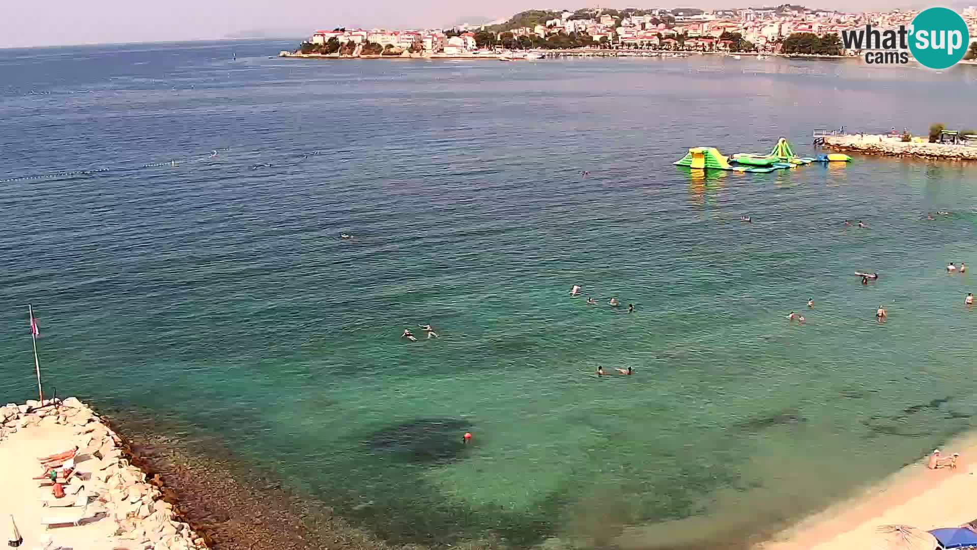 Webcam plage de Podstrana – Vue en direct depuis Hotel Split