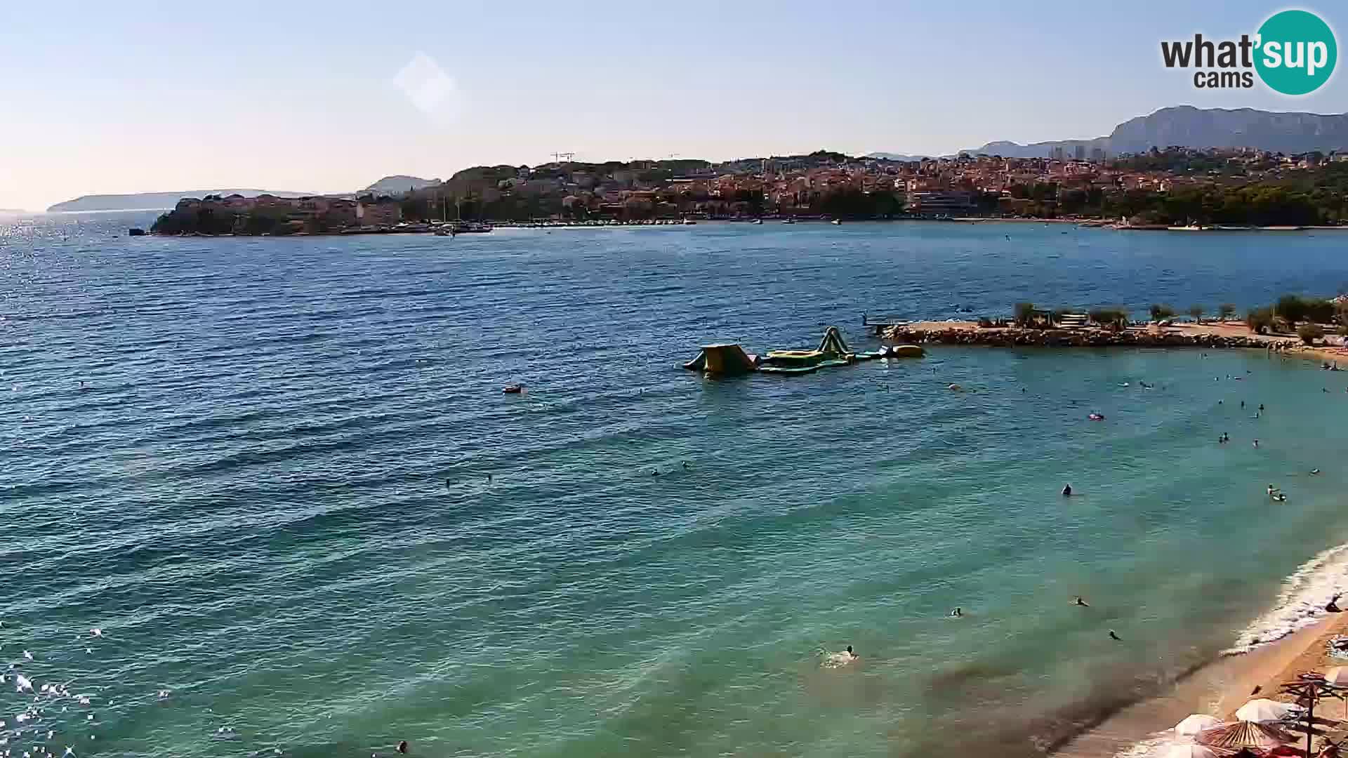 Web kamera Plaža Podstrana – Pogled uživo