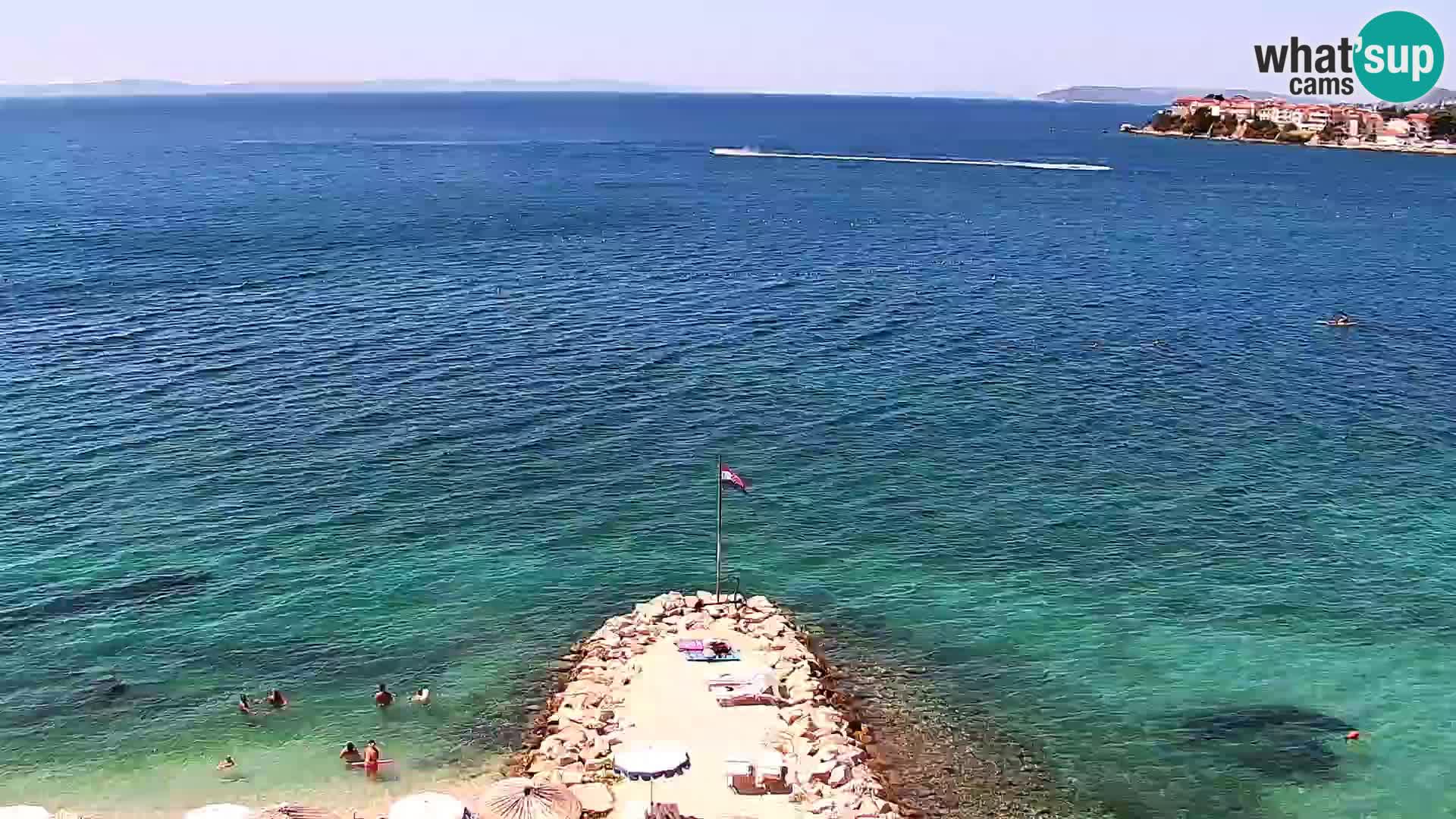 Web kamera Plaža Podstrana – Pogled uživo