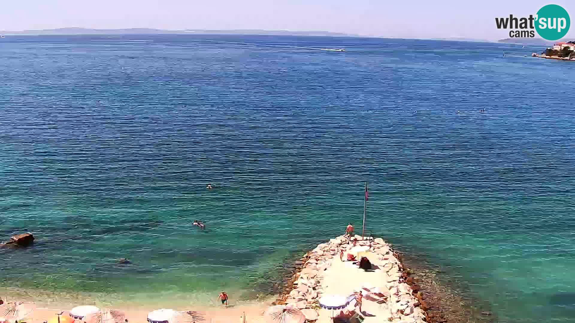 Web kamera Plaža Podstrana – Pogled uživo