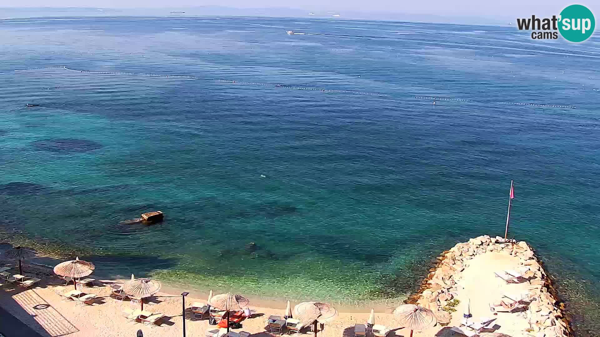 Podstrana Strand Webcam – Liveblick vom Hotel Split