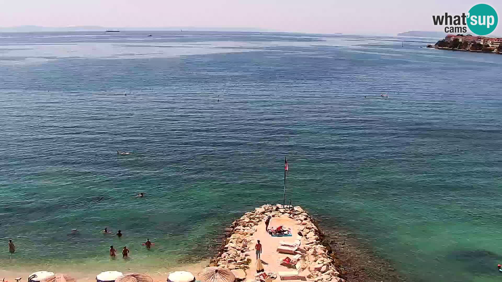 Podstrana Strand Webcam – Liveblick vom Hotel Split