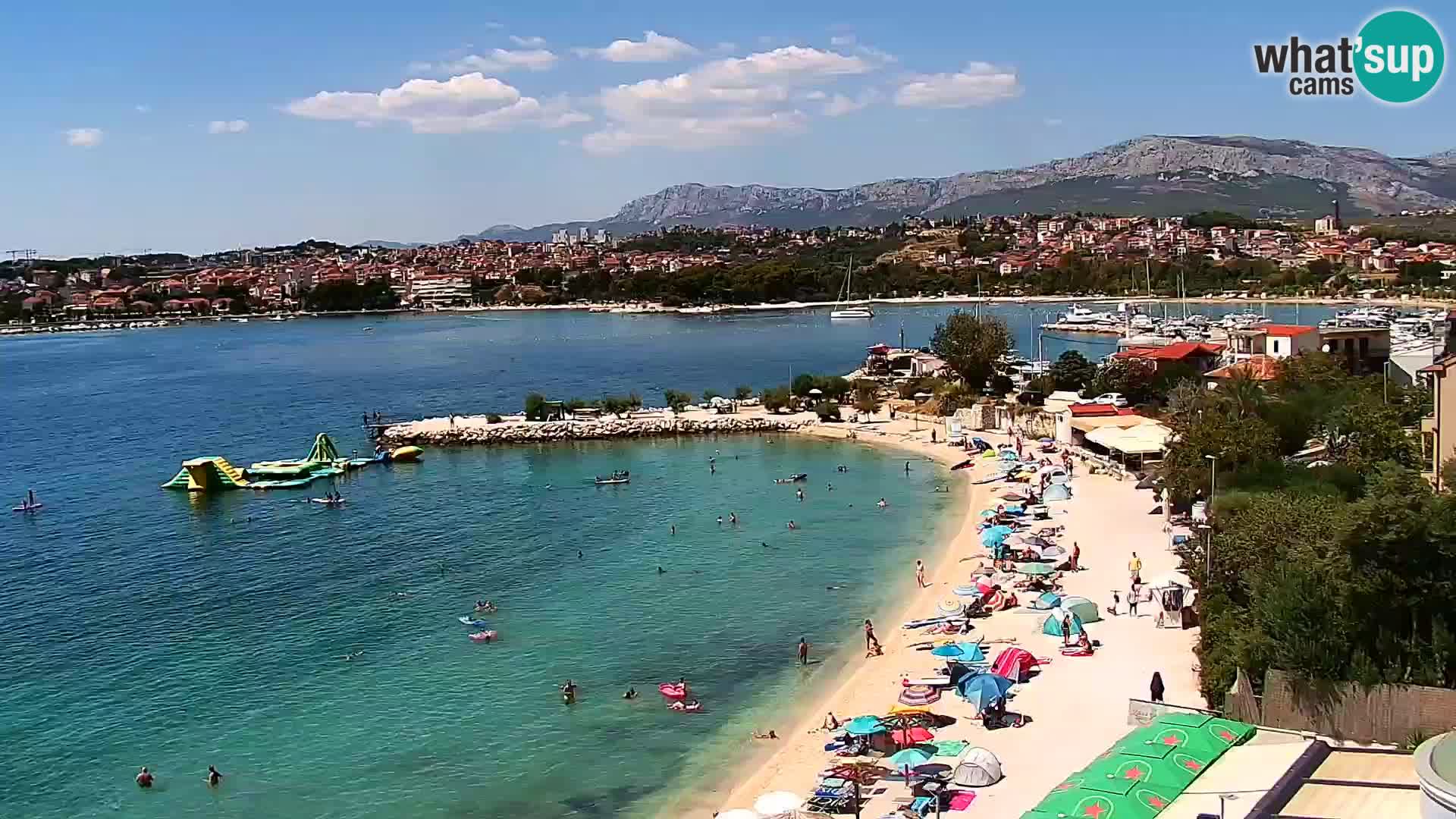 Web kamera Plaža Podstrana – Pogled uživo