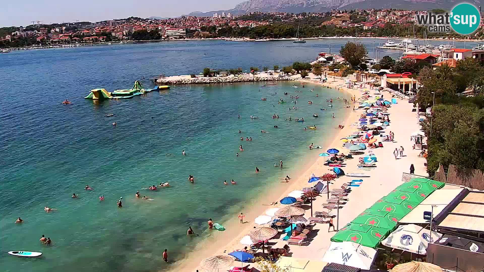 Webcam Playa de Podstrana – Vista en directo desde Hotel Split