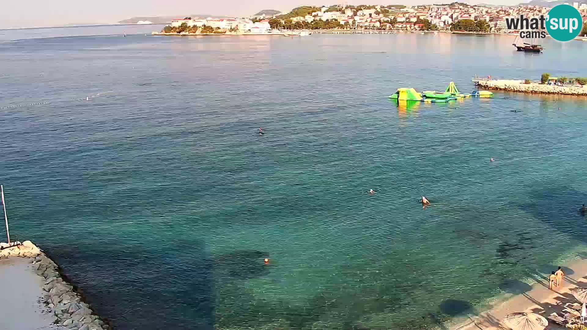 Spletna kamera Plaža Podstrana – Pogled v živo