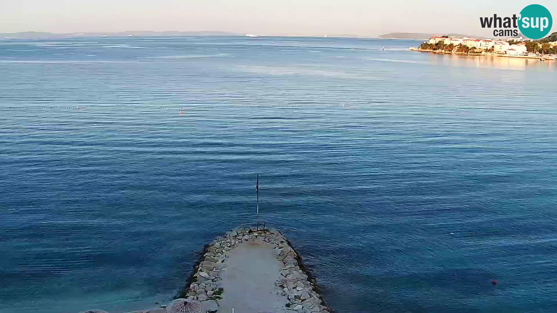 Webcam plage de Podstrana – Vue en direct depuis Hotel Split