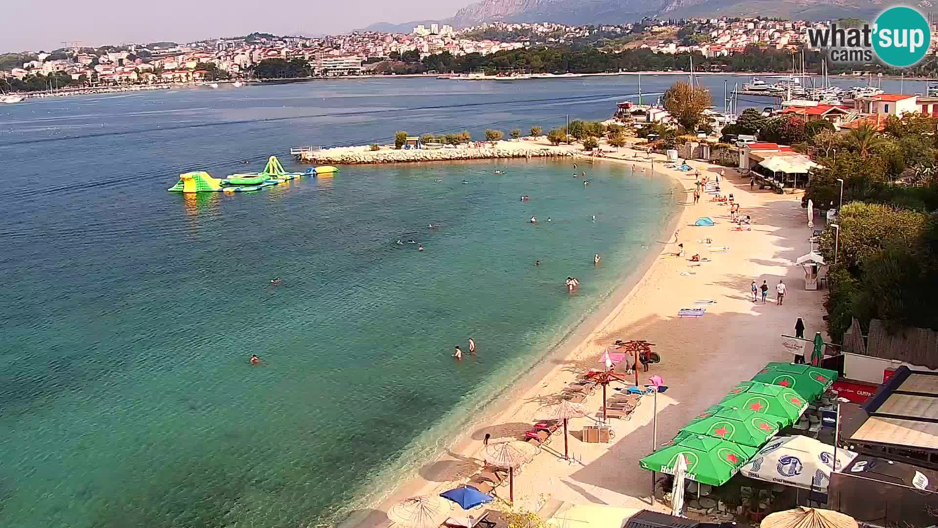 Webcam Playa de Podstrana – Vista en directo desde Hotel Split