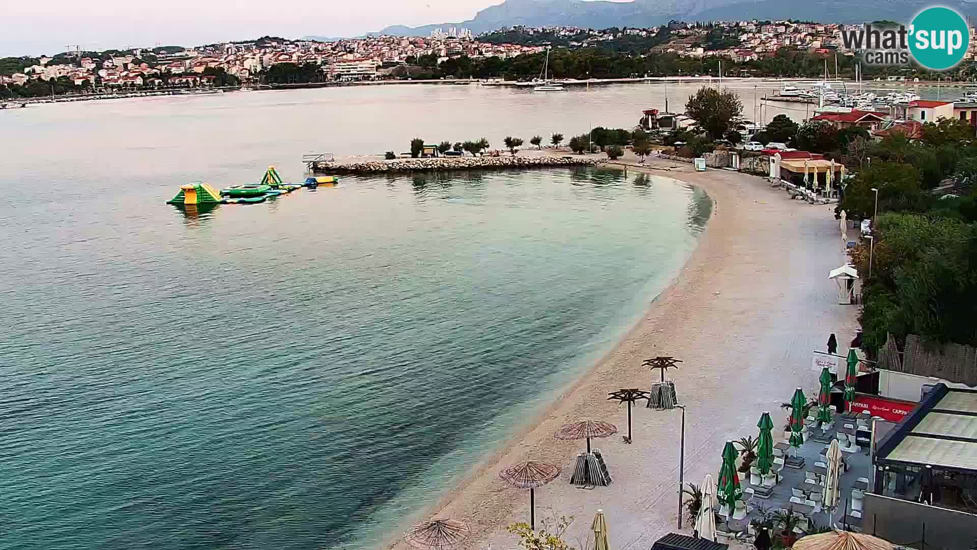 Webcam plage de Podstrana – Vue en direct depuis Hotel Split