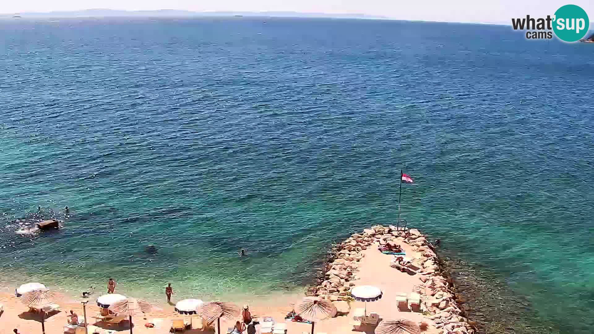 Webcam plage de Podstrana – Vue en direct depuis Hotel Split