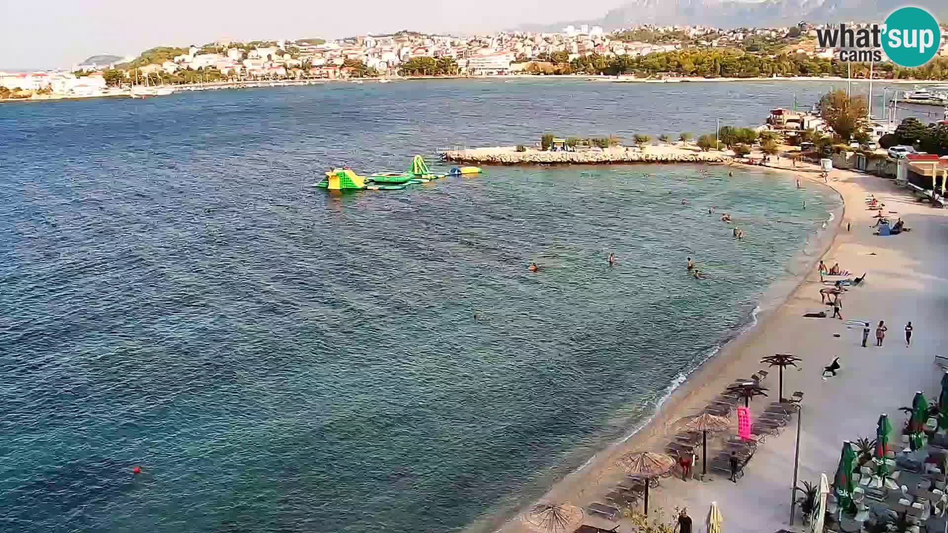 Webcam plage de Podstrana – Vue en direct depuis Hotel Split