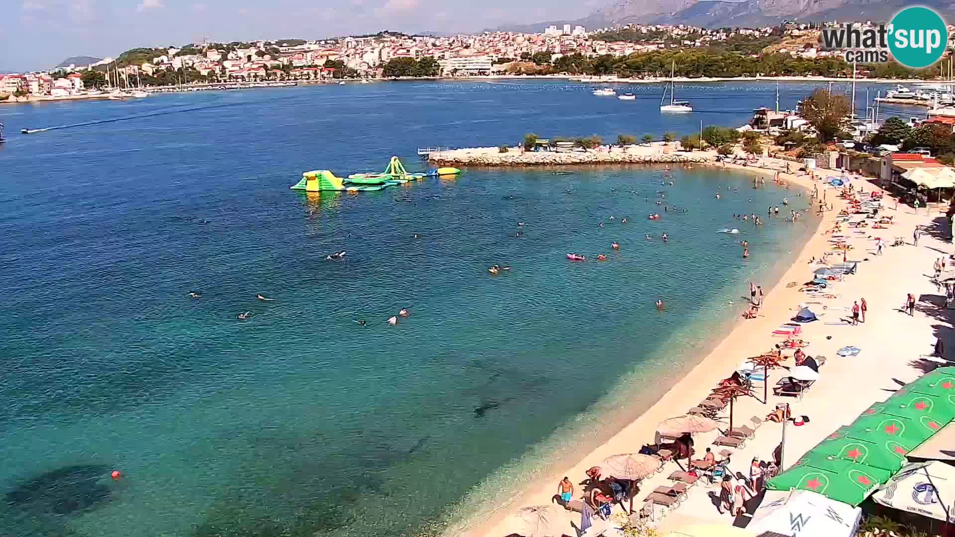 Webcam Playa de Podstrana – Vista en directo desde Hotel Split