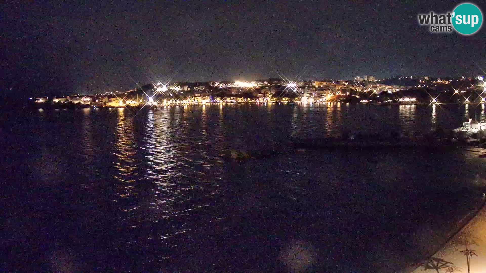 Spletna kamera Plaža Podstrana – Pogled v živo