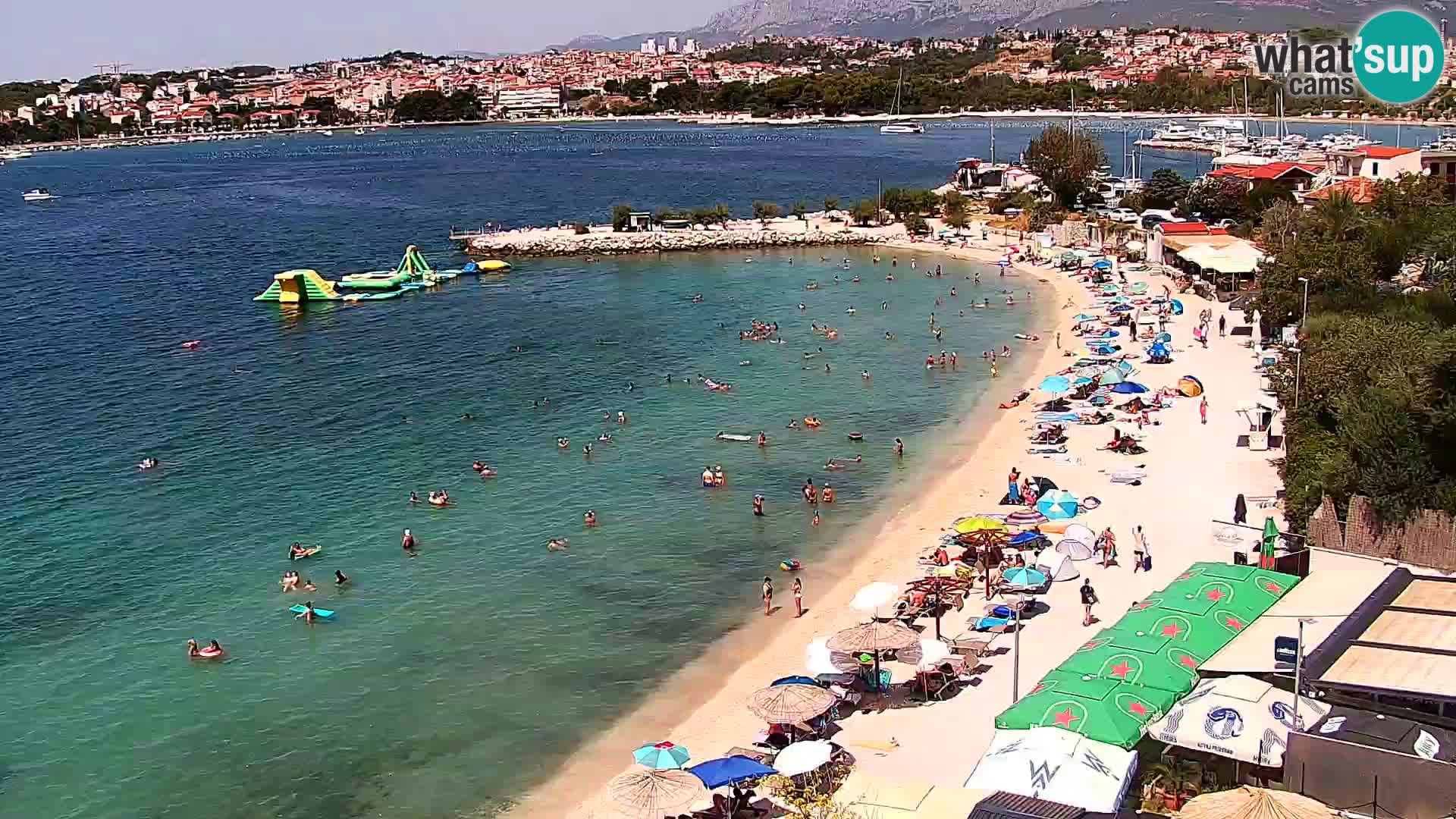 Web kamera Plaža Podstrana – Pogled uživo