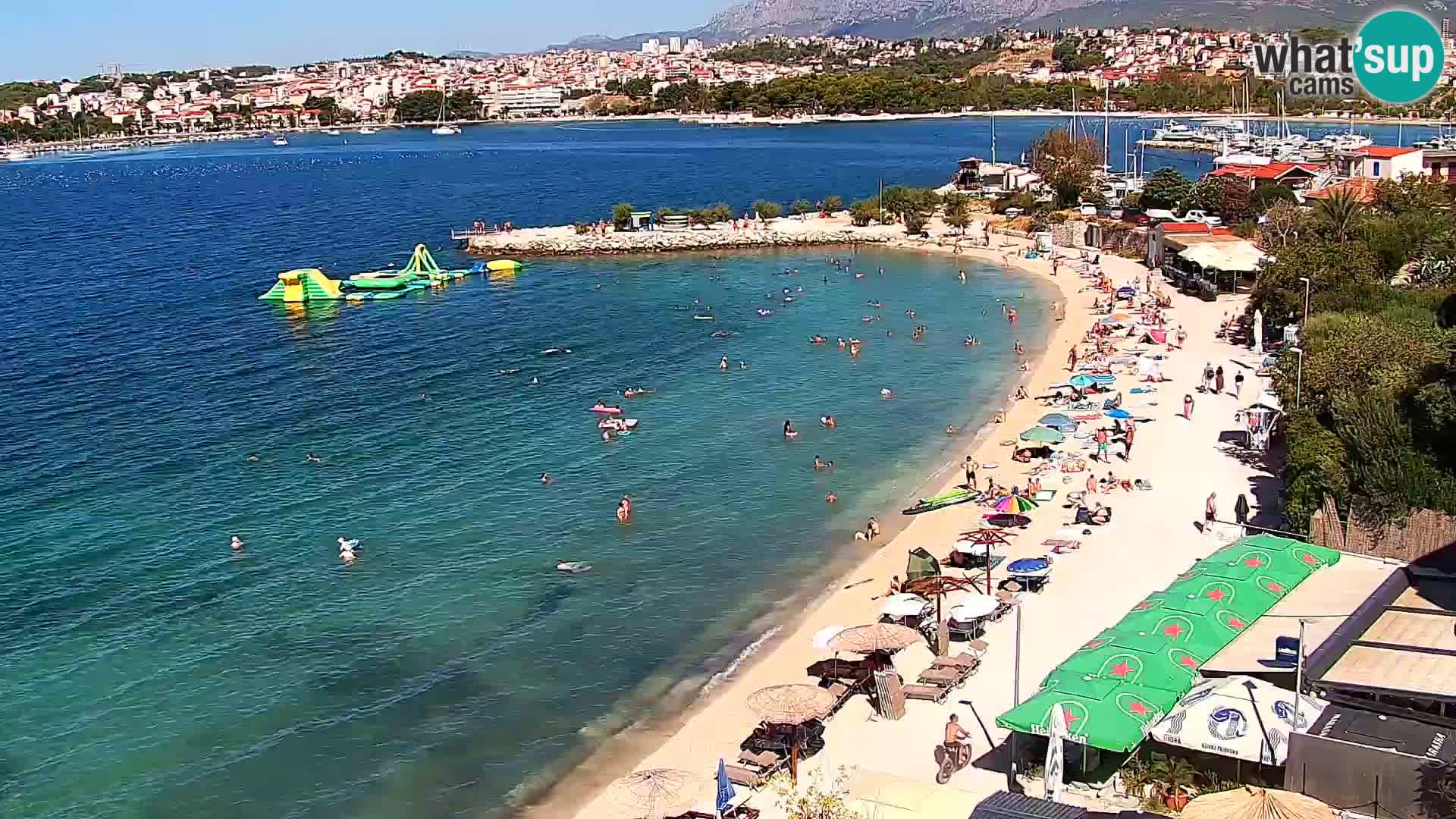 Webcam Playa de Podstrana – Vista en directo desde Hotel Split