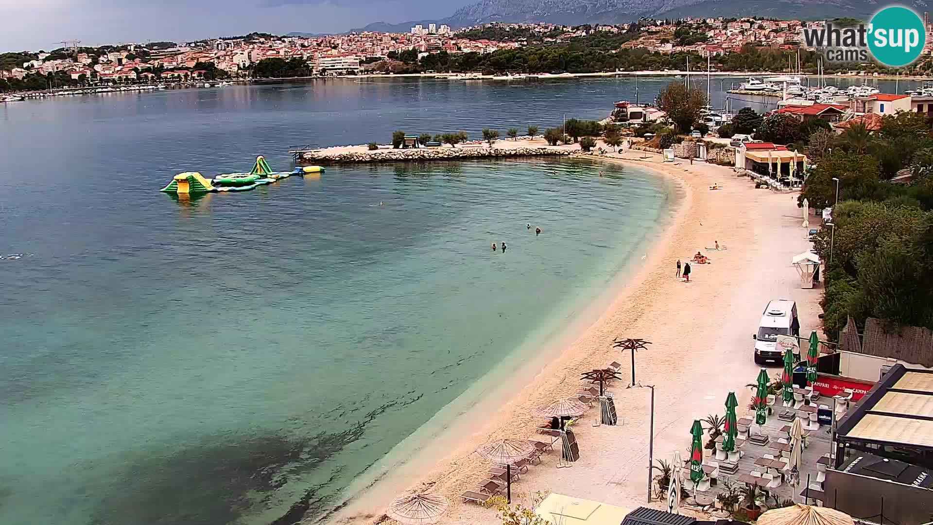 Webcam plage de Podstrana – Vue en direct depuis Hotel Split