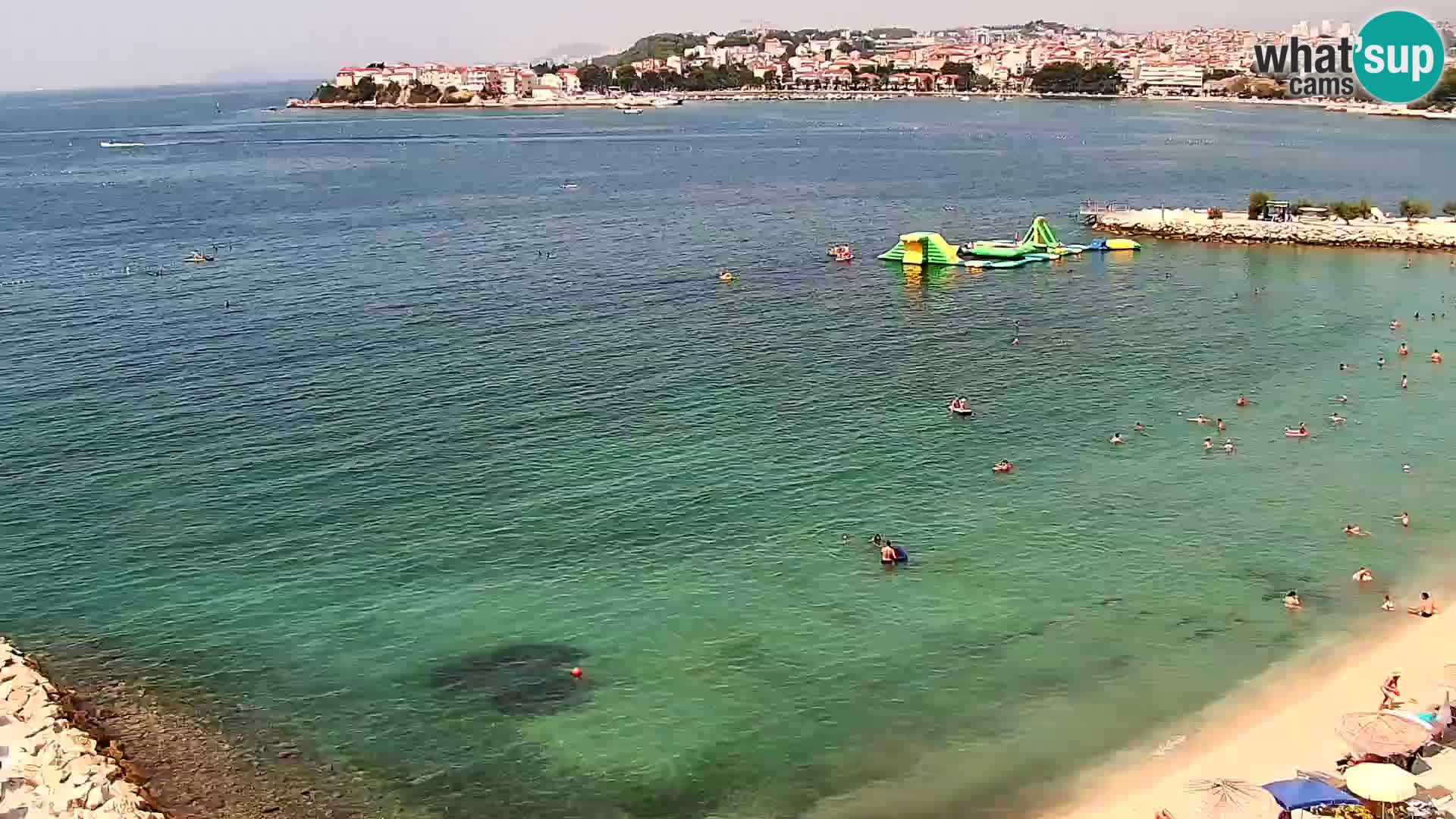 Spletna kamera Plaža Podstrana – Pogled v živo