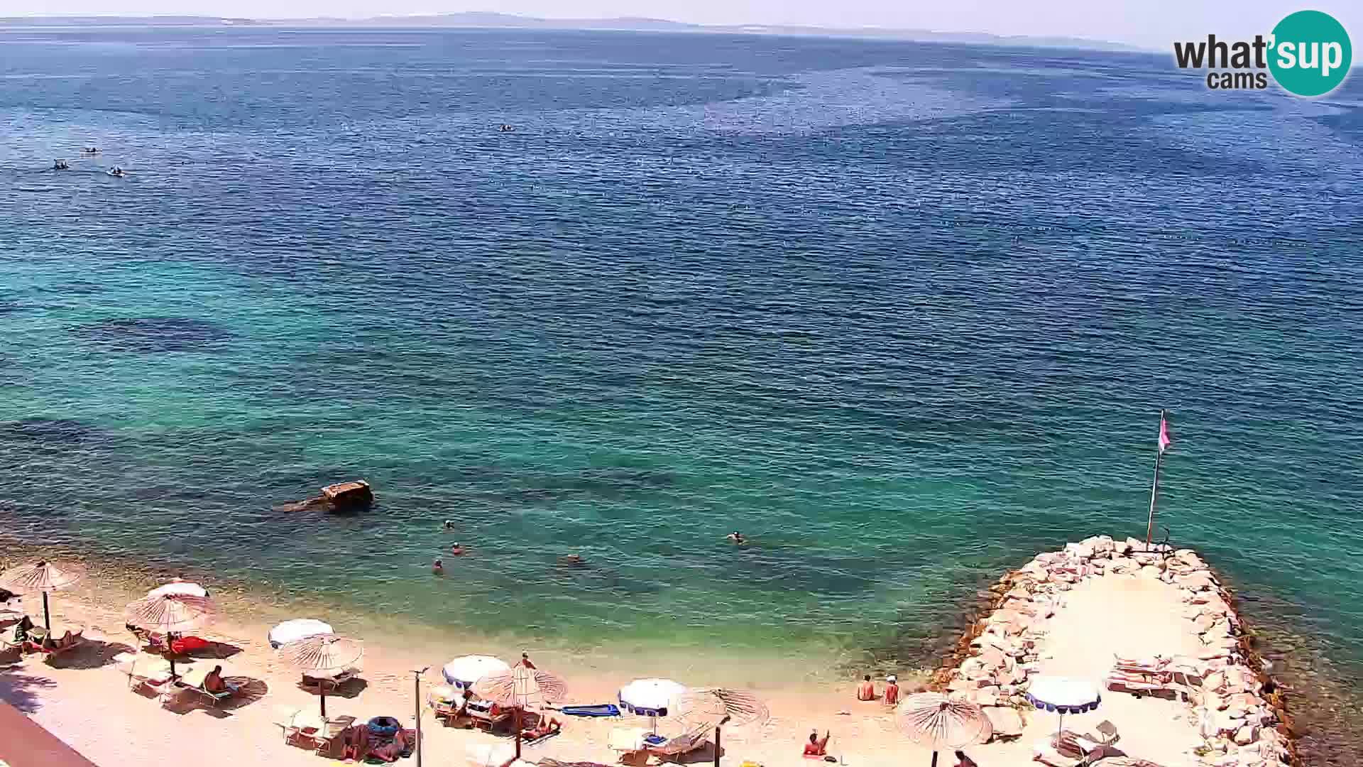 Webcam Playa de Podstrana – Vista en directo desde Hotel Split