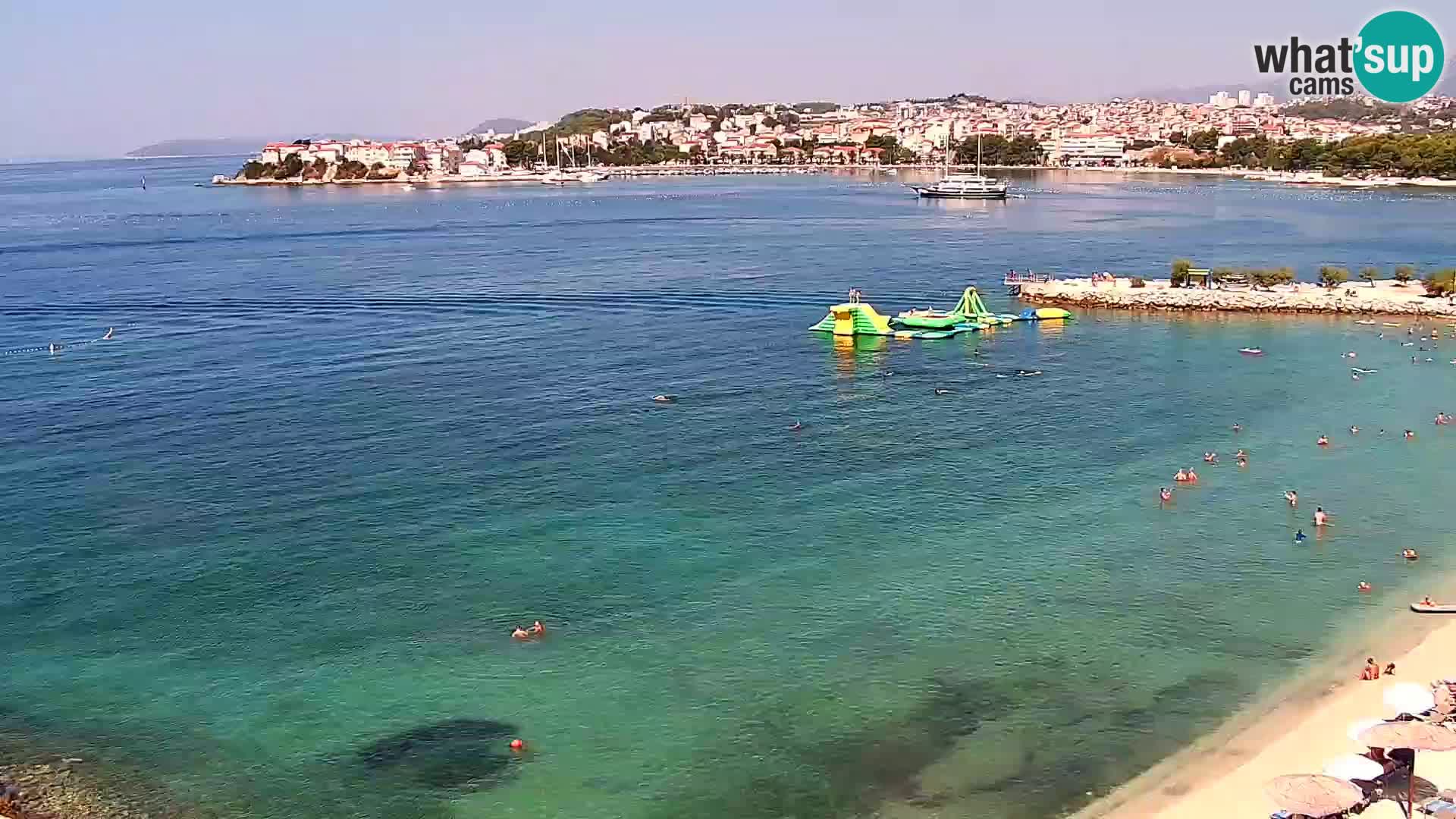 Webcam plage de Podstrana – Vue en direct depuis Hotel Split