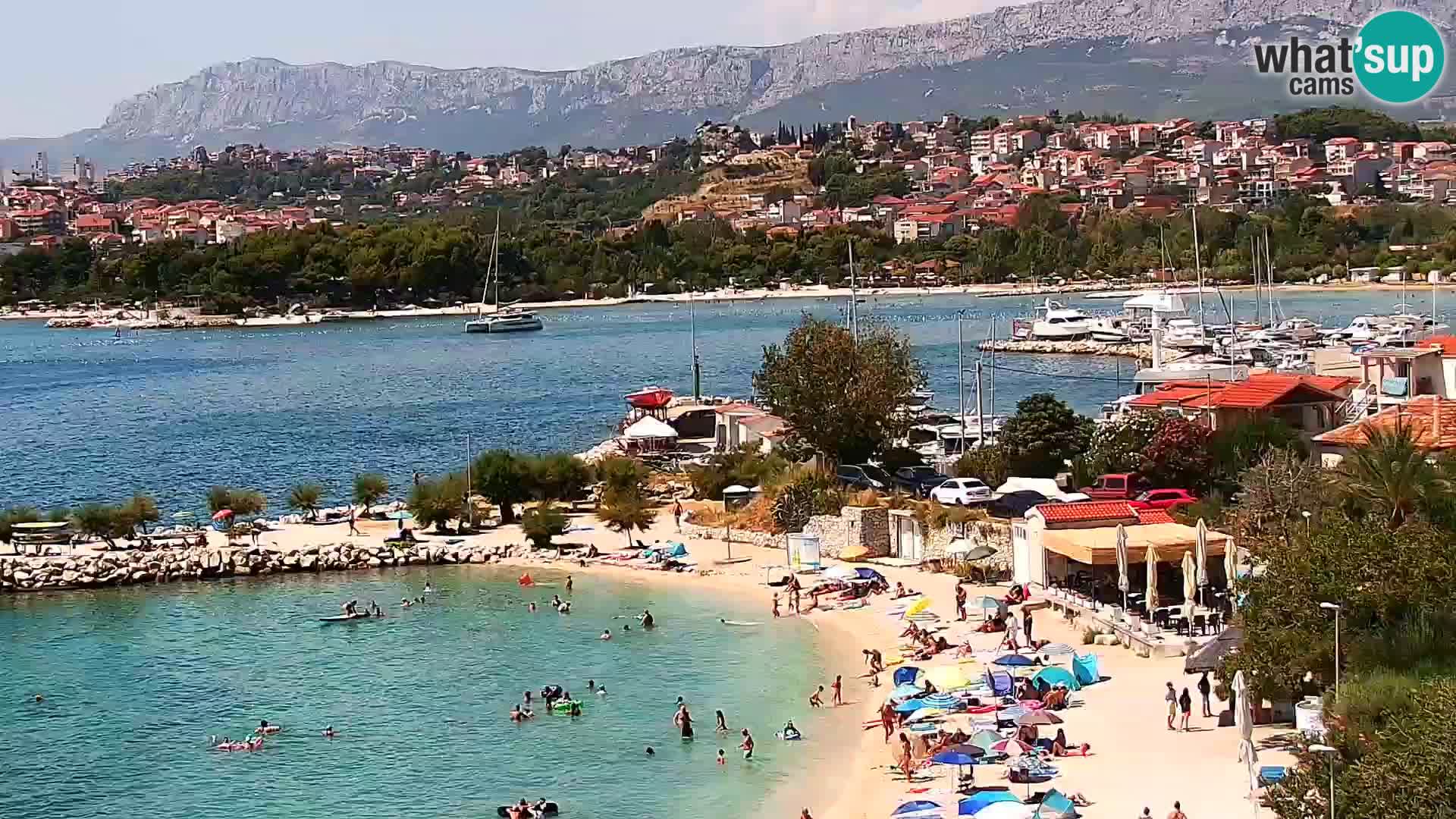 Webcam plage de Podstrana – Vue en direct depuis Hotel Split