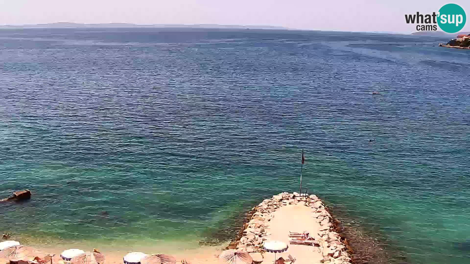 Webcam plage de Podstrana – Vue en direct depuis Hotel Split