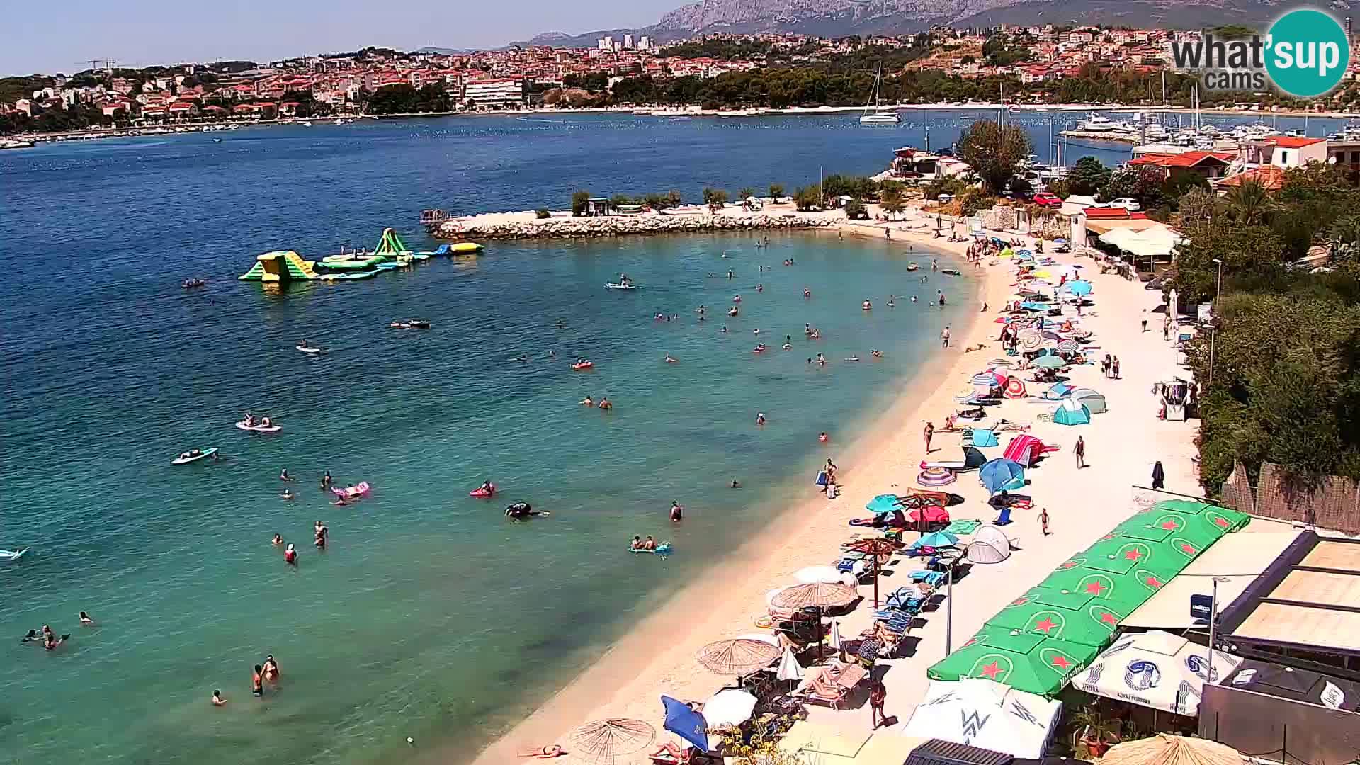 Podstrana Strand Webcam – Liveblick vom Hotel Split