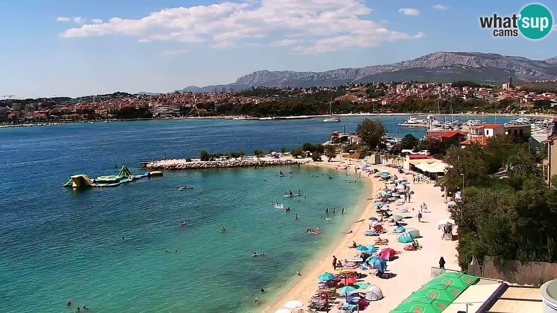 Webcam plage de Podstrana – Vue en direct depuis Hotel Split