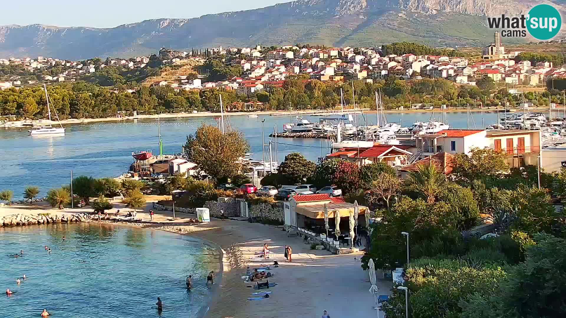 Webcam Playa de Podstrana – Vista en directo desde Hotel Split