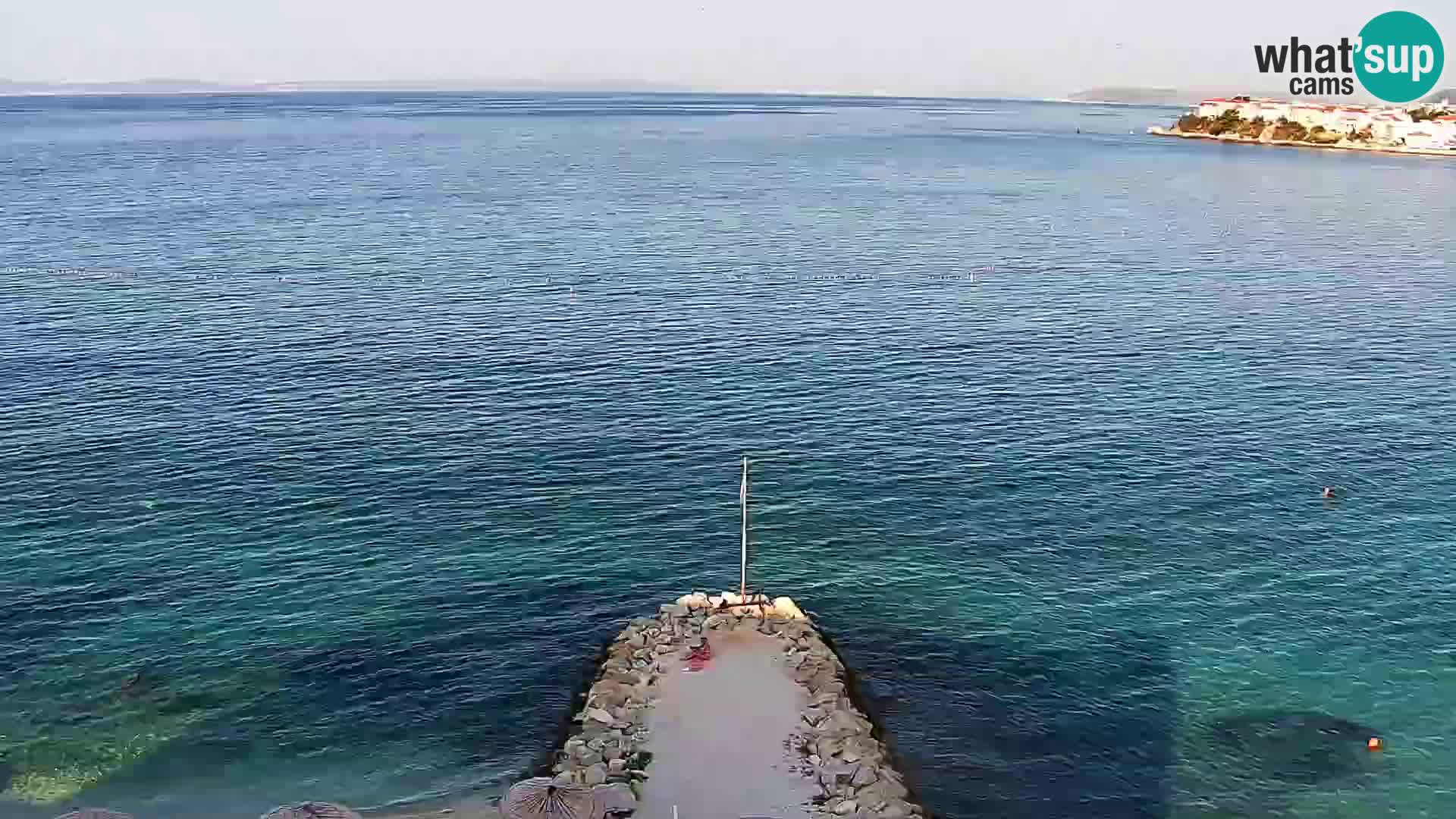 Webcam plage de Podstrana – Vue en direct depuis Hotel Split