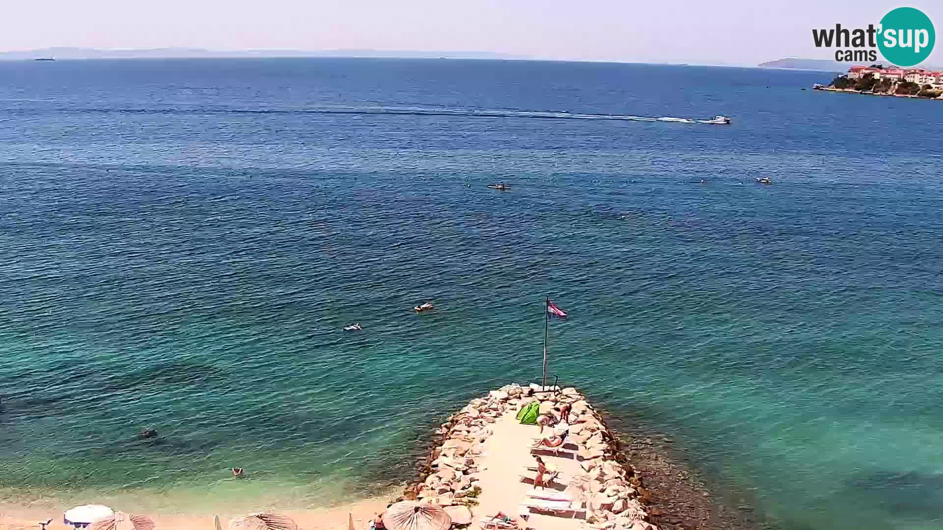 Webcam Playa de Podstrana – Vista en directo desde Hotel Split