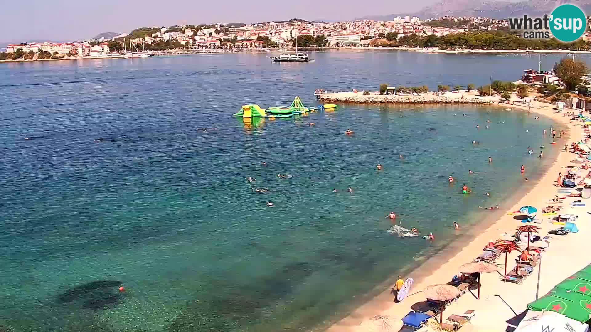 Webcam plage de Podstrana – Vue en direct depuis Hotel Split