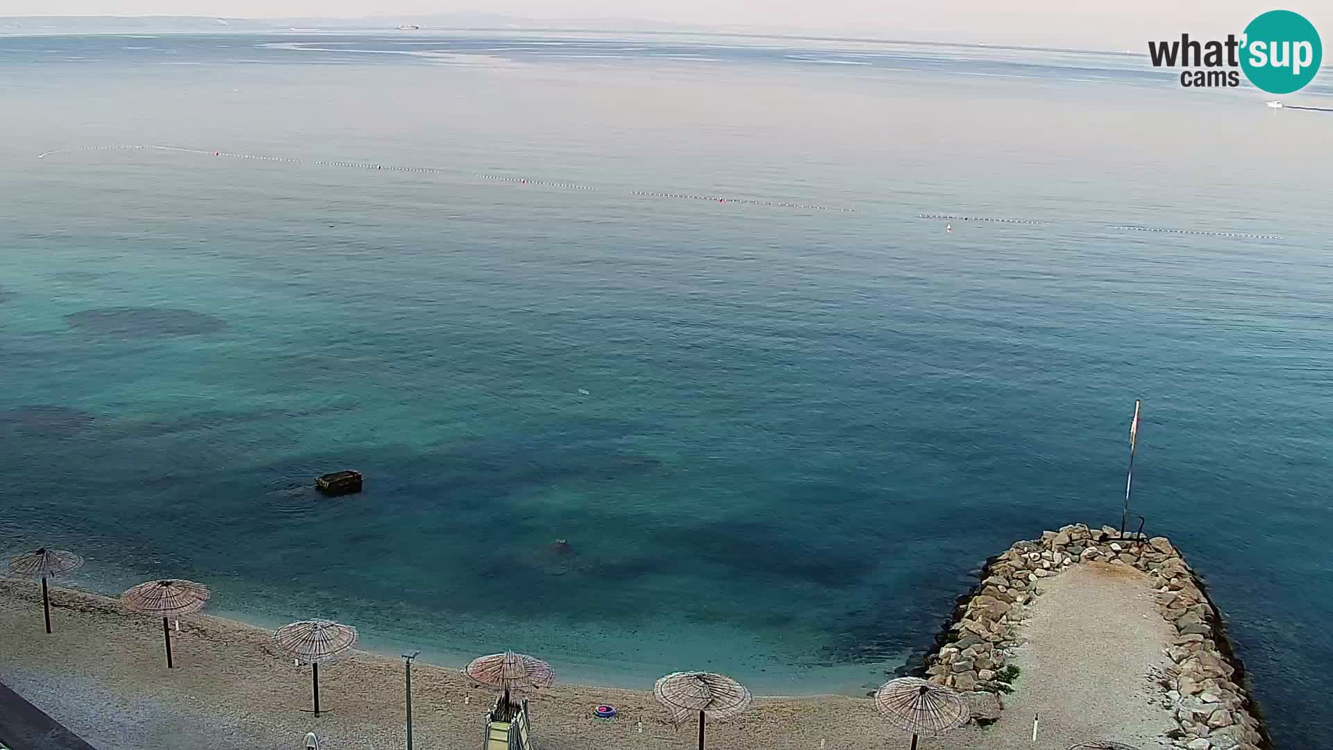 Podstrana Beach Webcam – Live View from Hotel Split