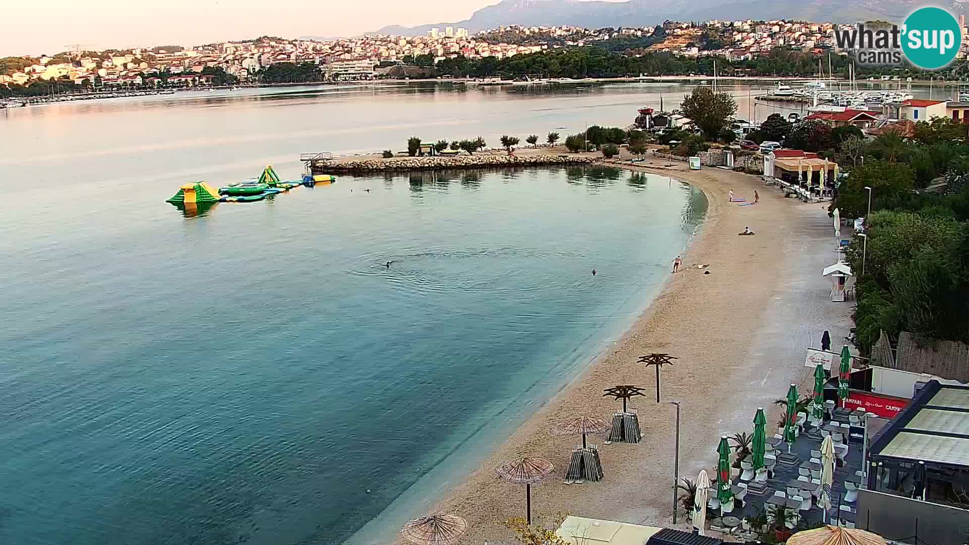 Webcam Playa de Podstrana – Vista en directo desde Hotel Split