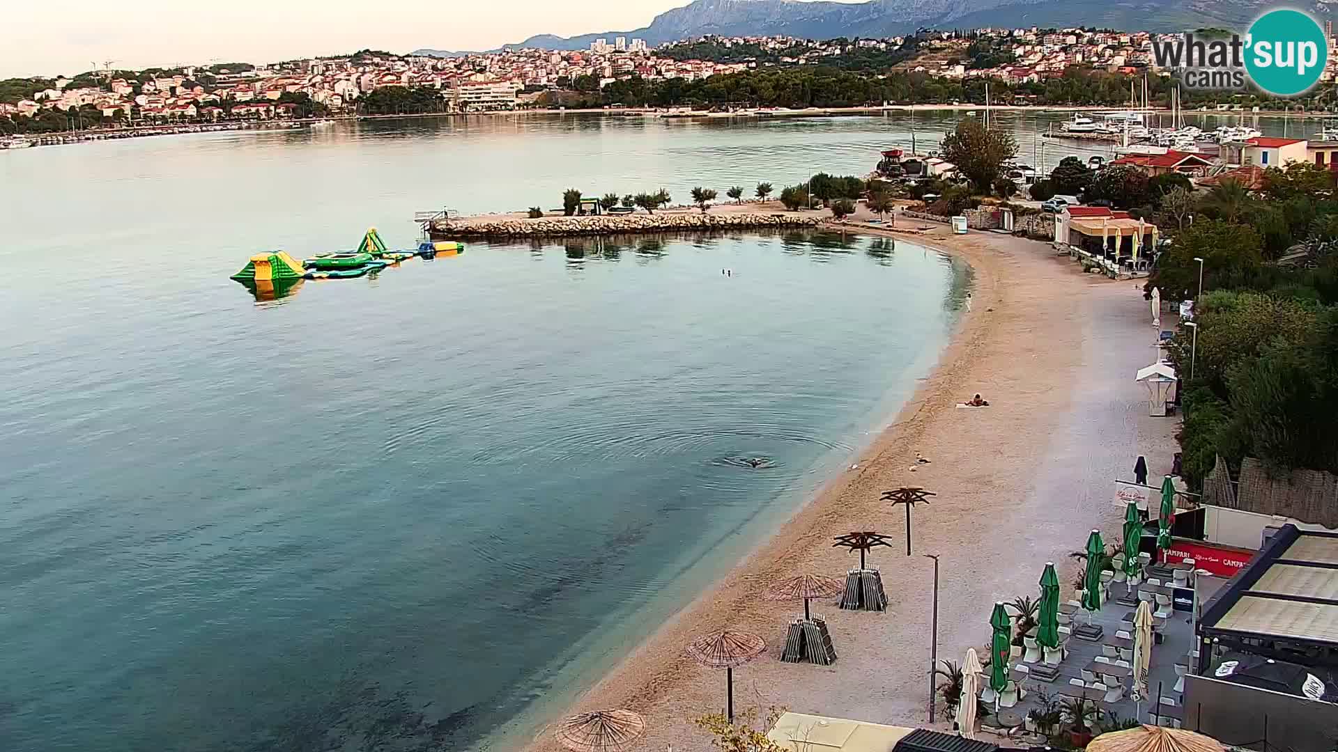 Webcam Playa de Podstrana – Vista en directo desde Hotel Split