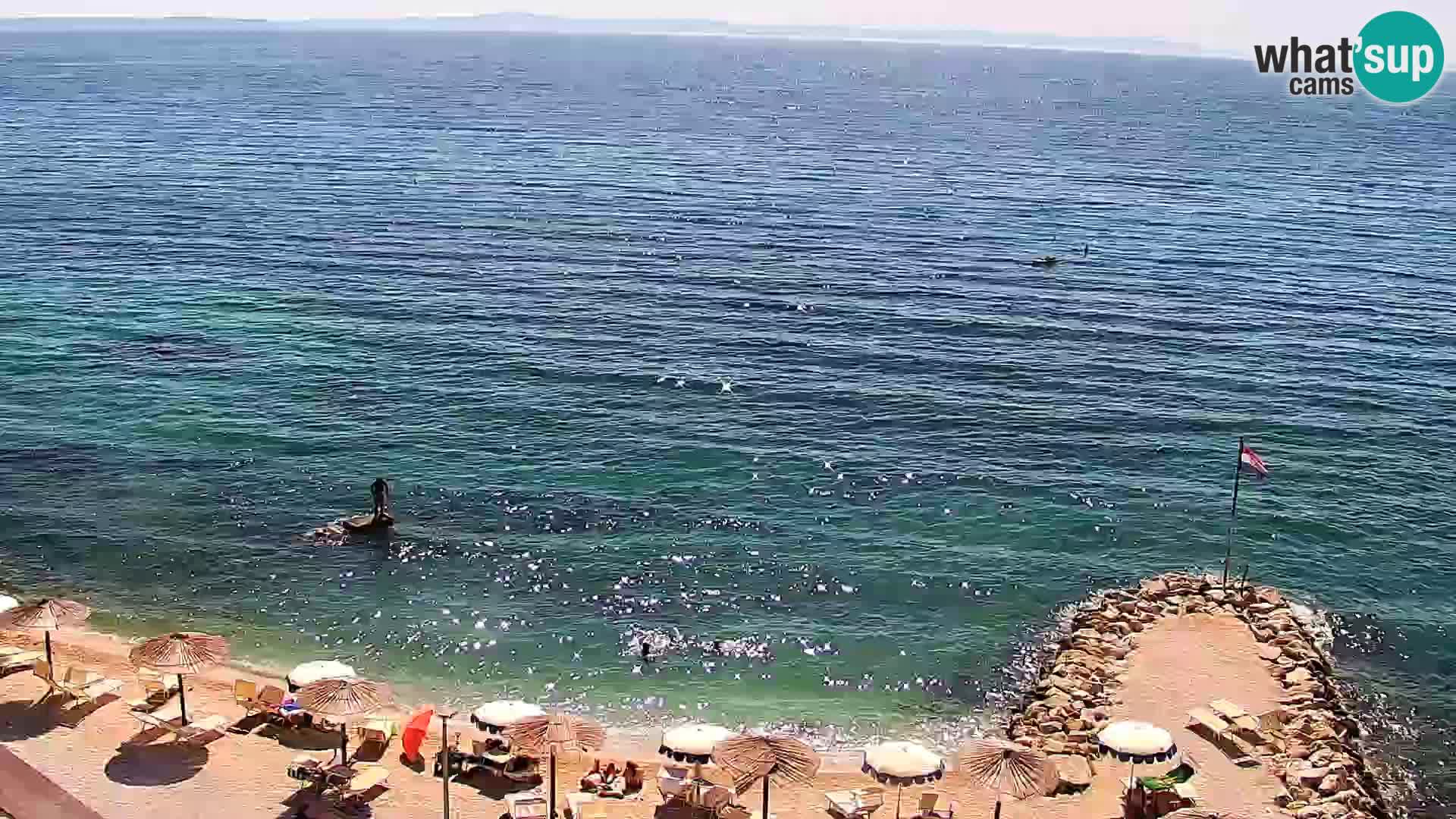 Webcam plage de Podstrana – Vue en direct depuis Hotel Split