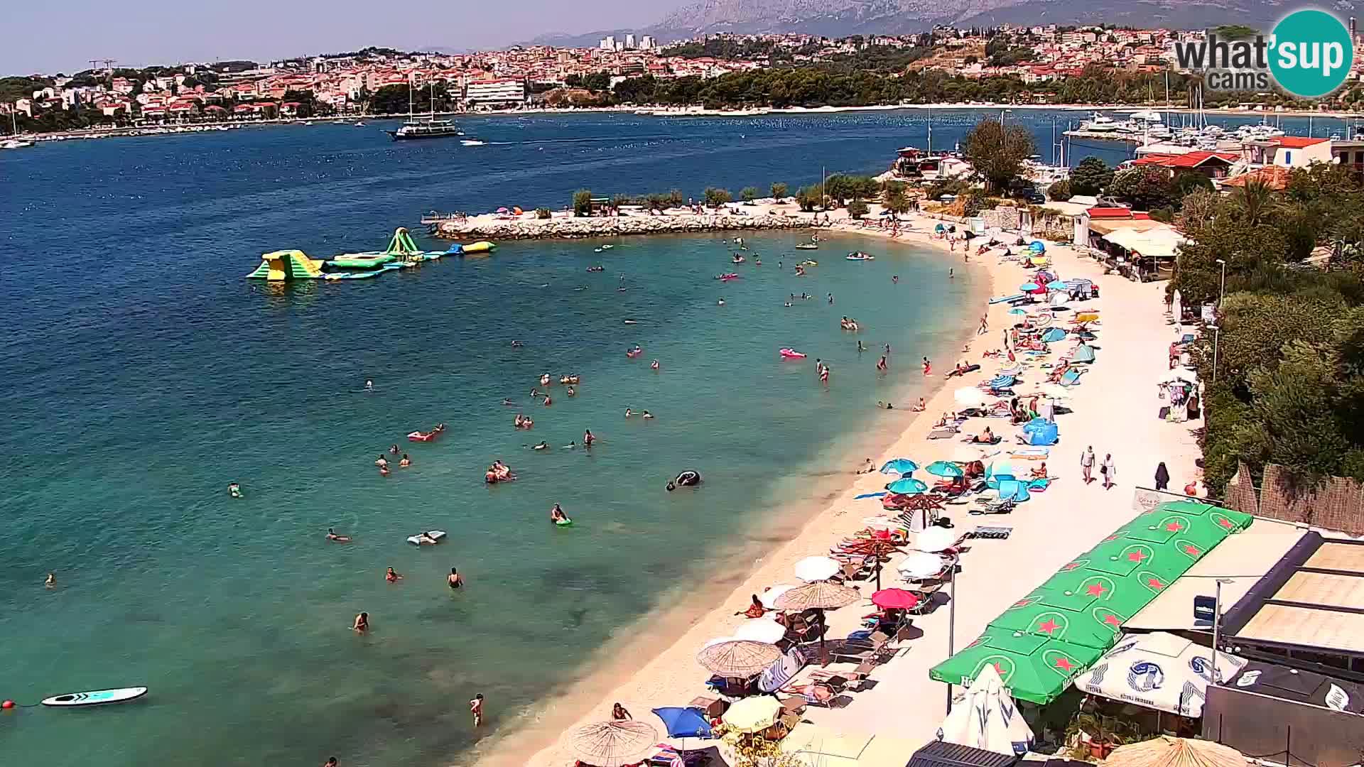 Webcam plage de Podstrana – Vue en direct depuis Hotel Split
