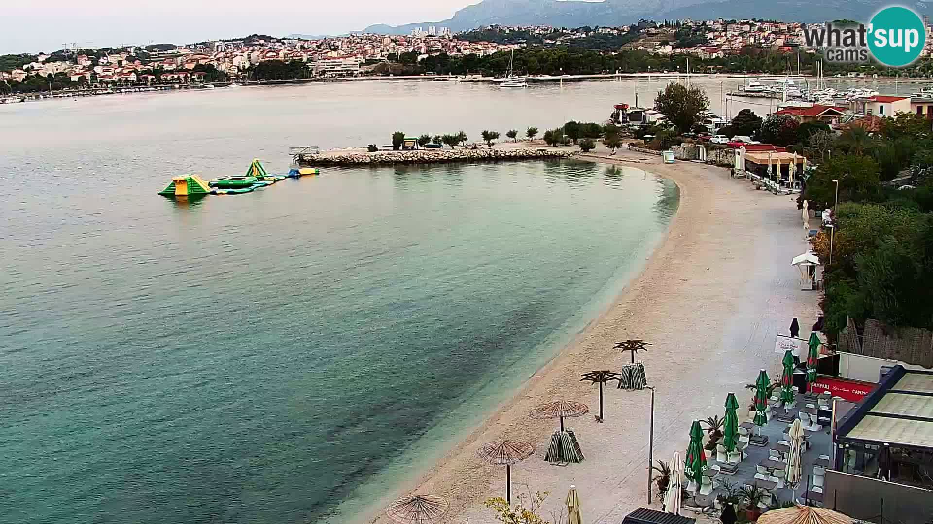 Webcam plage de Podstrana – Vue en direct depuis Hotel Split