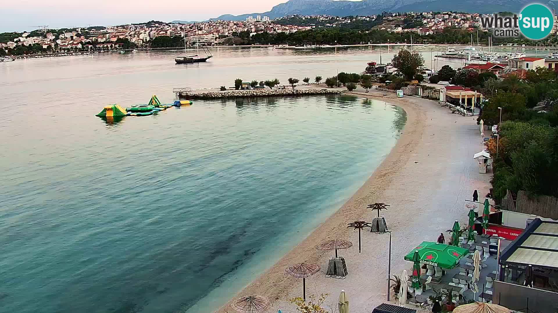Webcam Playa de Podstrana – Vista en directo desde Hotel Split