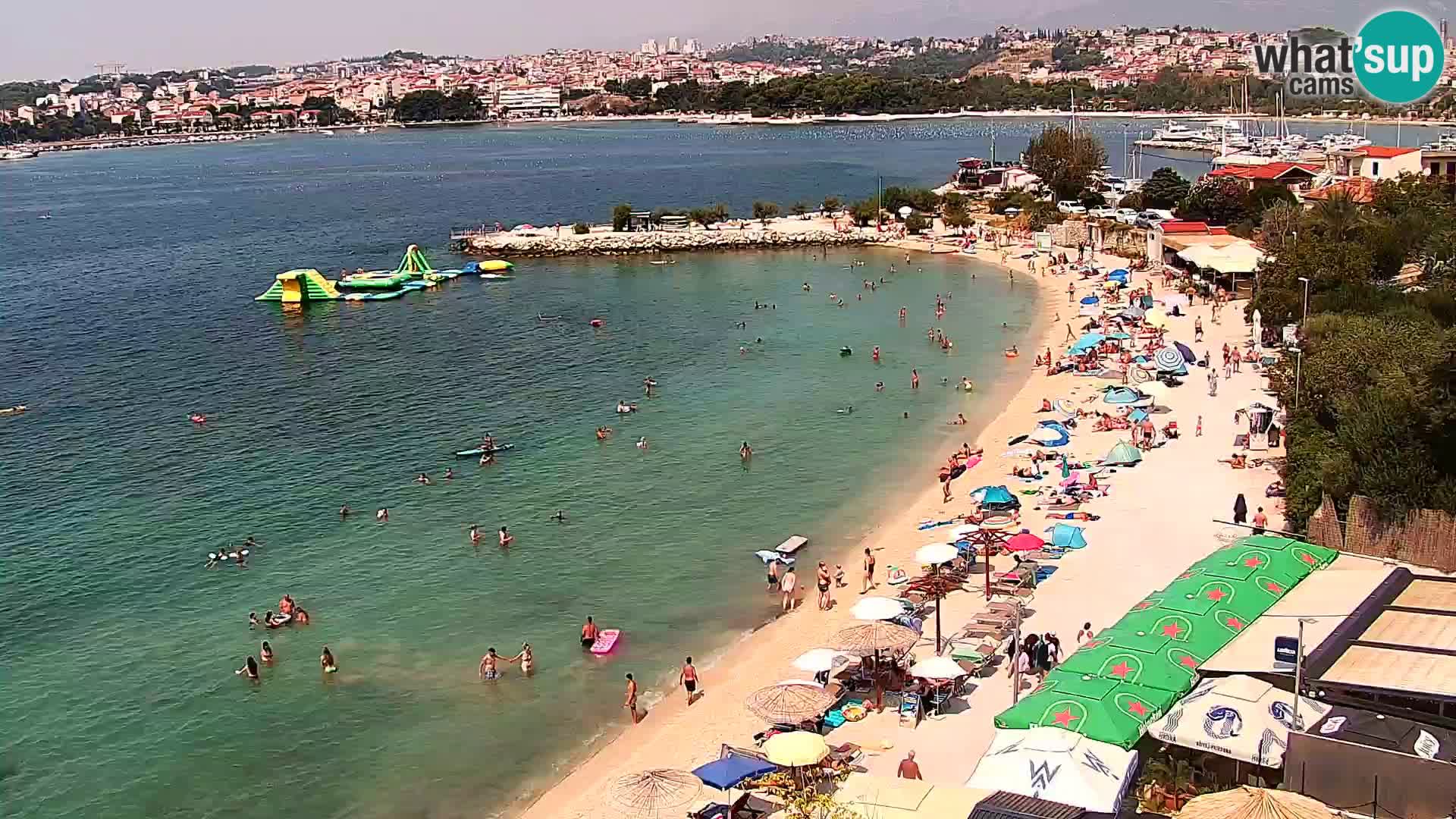 Web kamera Plaža Podstrana – Pogled uživo