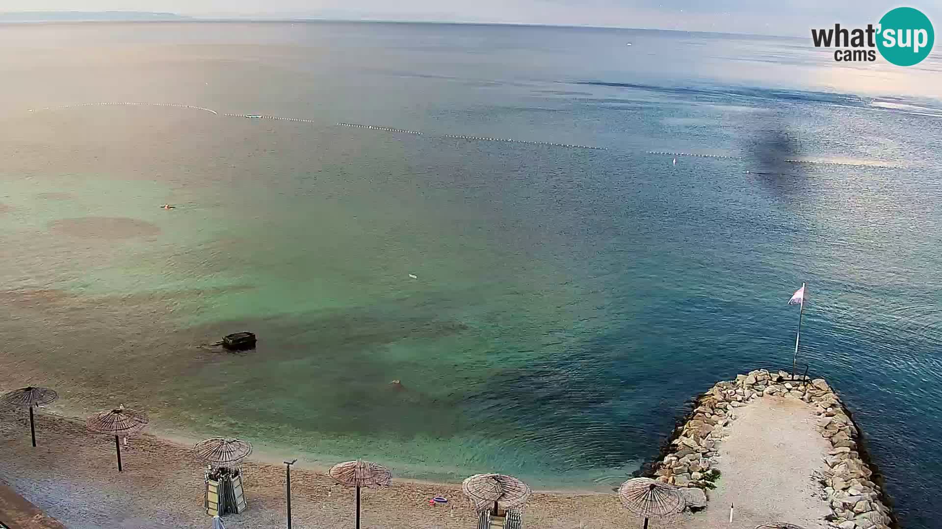 Podstrana Beach Webcam – Live View from Hotel Split