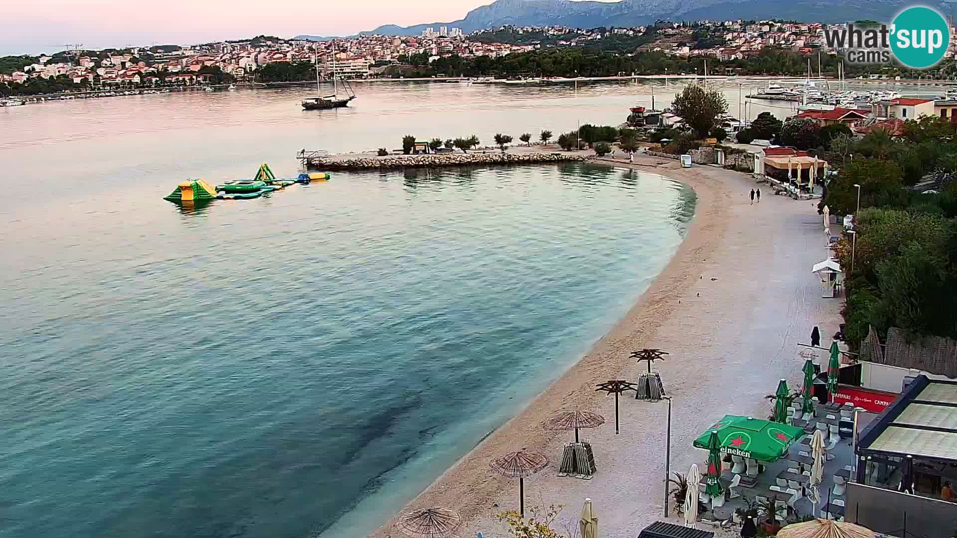 Webcam plage de Podstrana – Vue en direct depuis Hotel Split