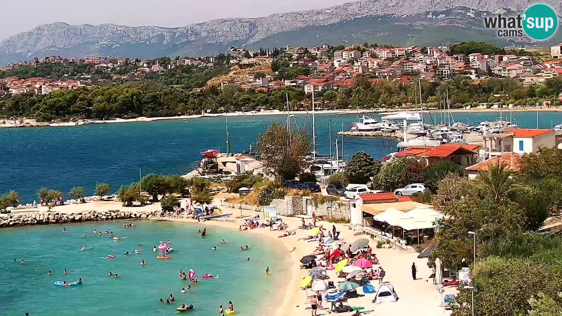 Webcam Playa de Podstrana – Vista en directo desde Hotel Split
