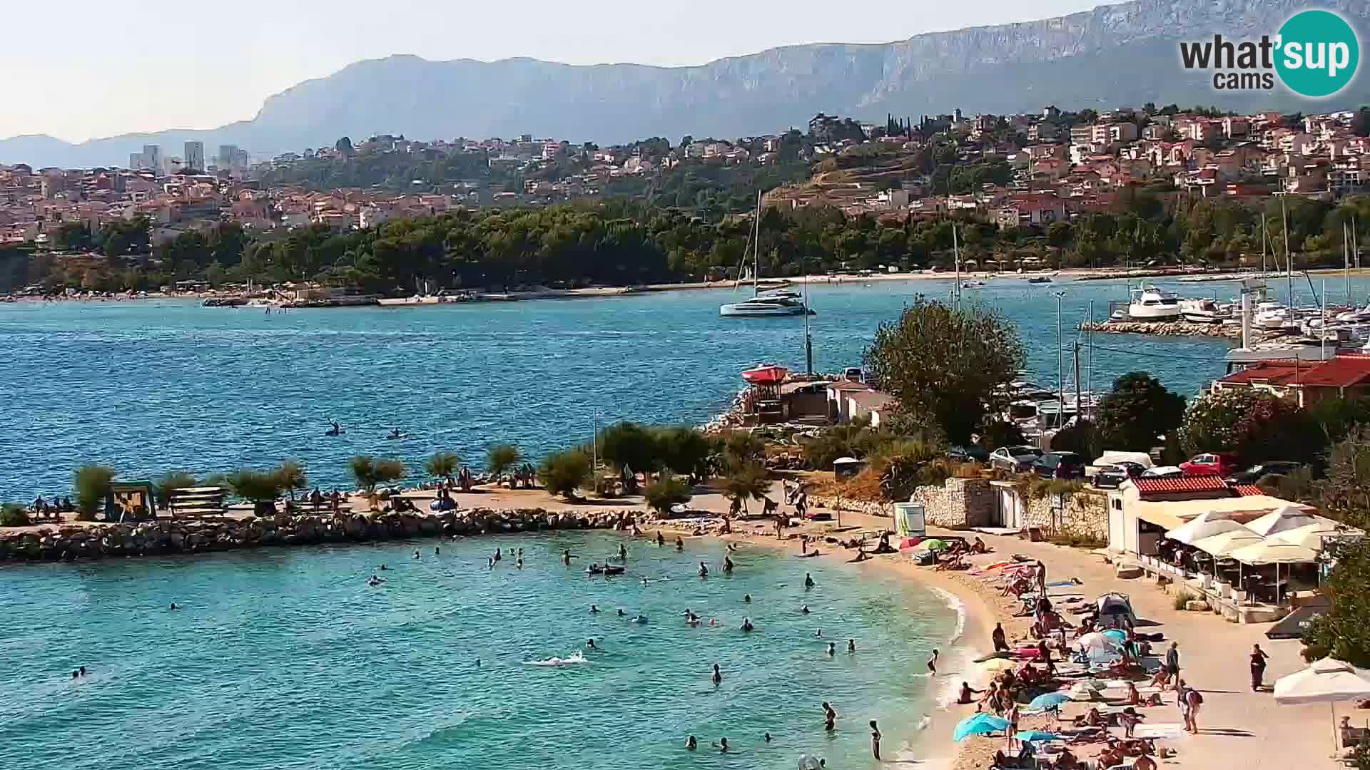 Webcam plage de Podstrana – Vue en direct depuis Hotel Split