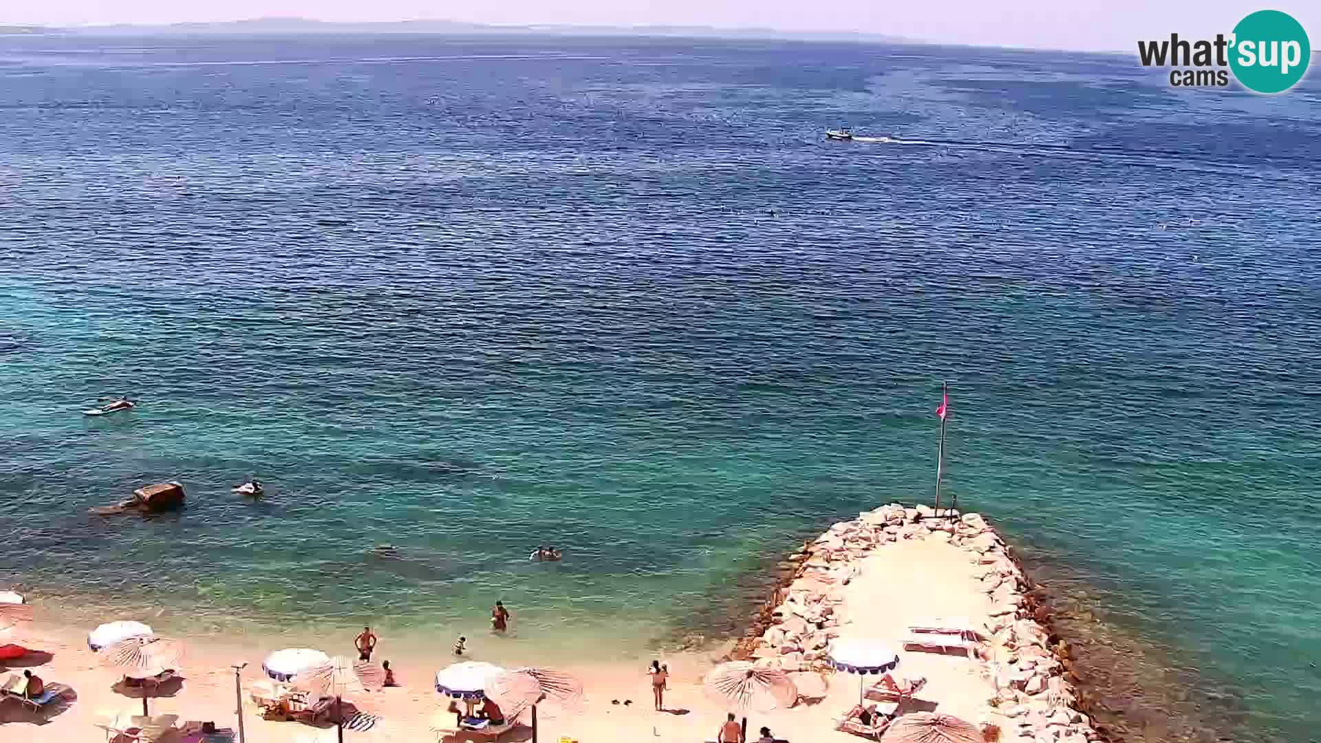 Webcam plage de Podstrana – Vue en direct depuis Hotel Split
