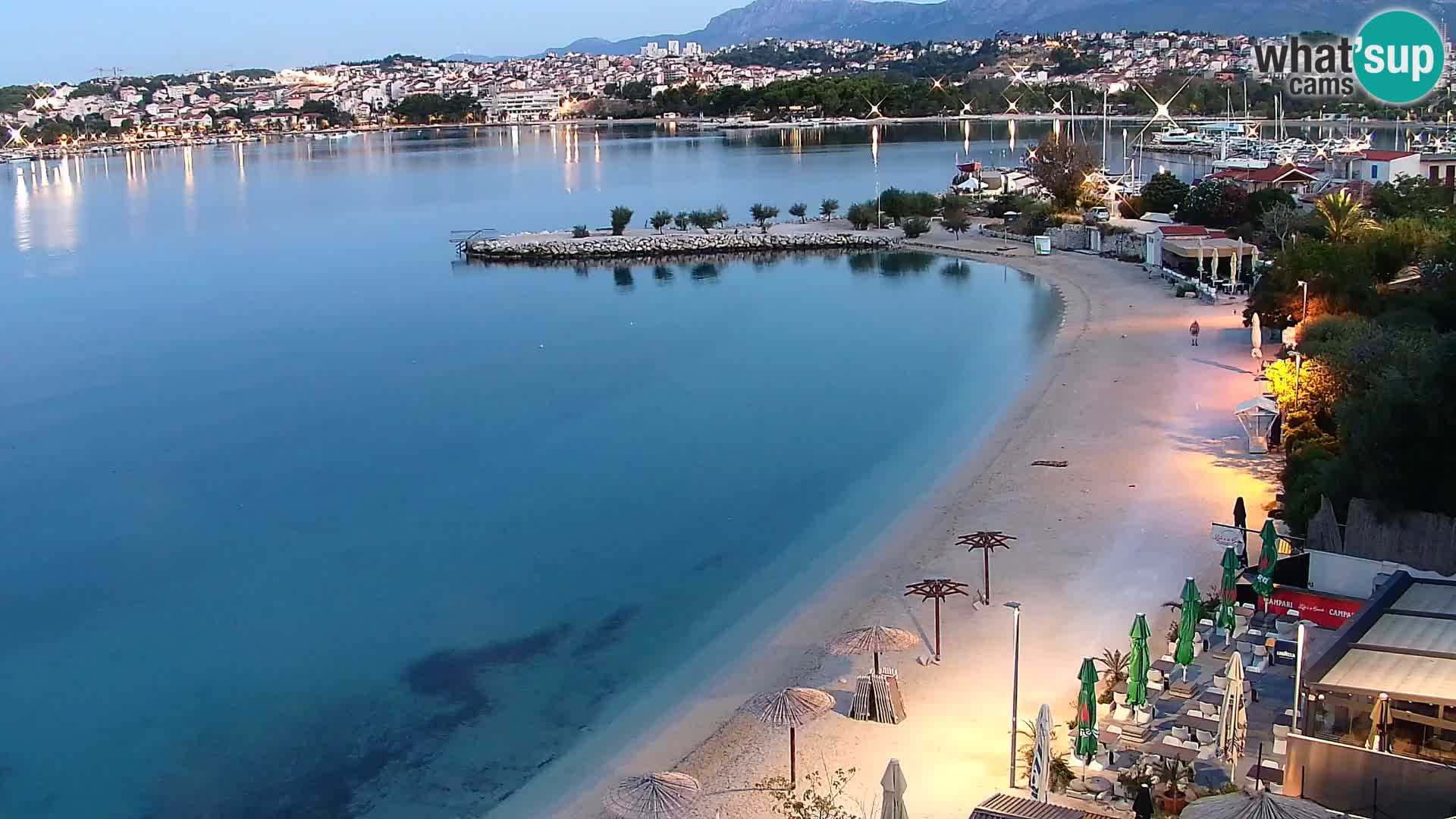 Webcam Playa de Podstrana – Vista en directo desde Hotel Split