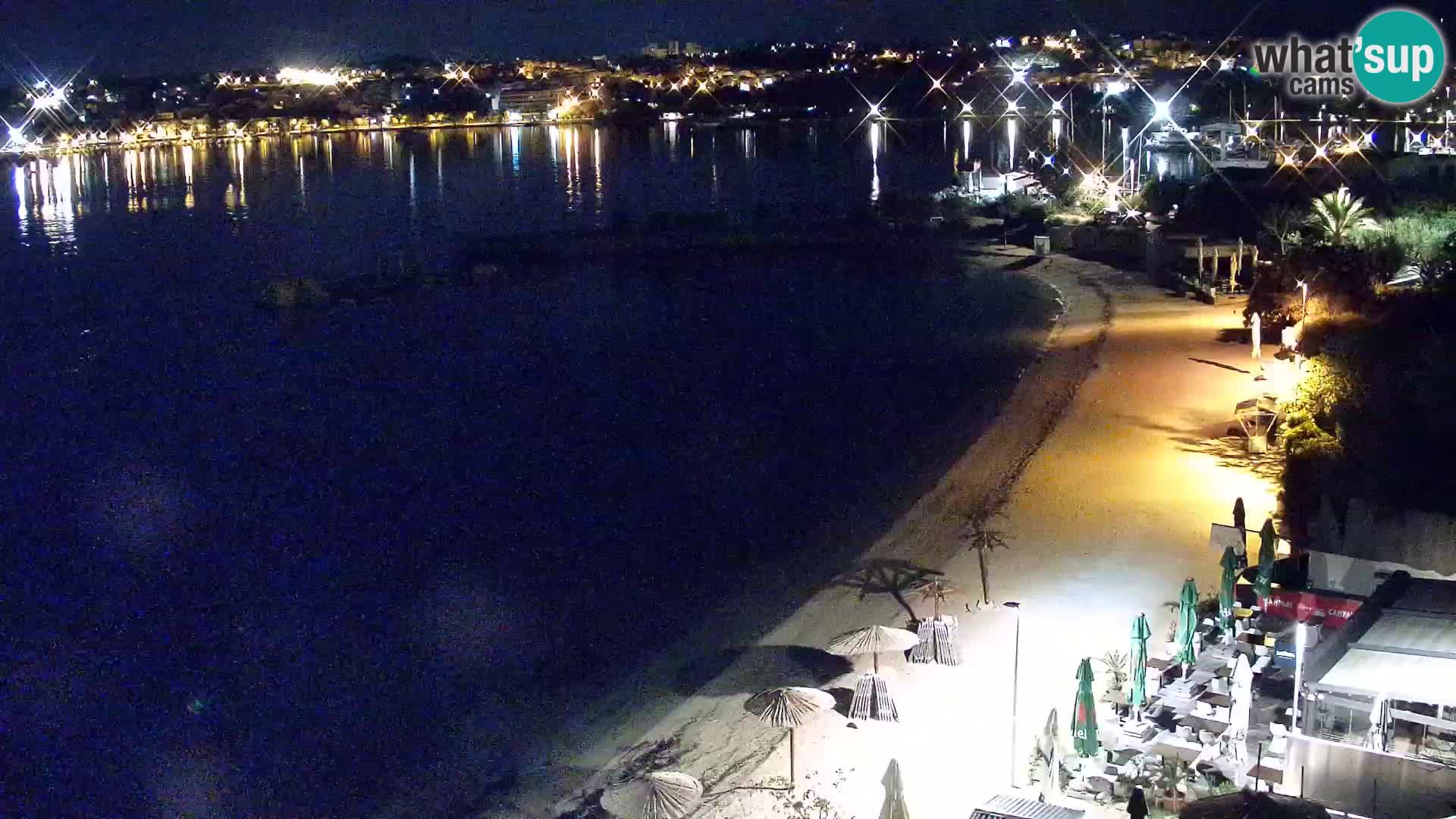 Spletna kamera Plaža Podstrana – Pogled v živo
