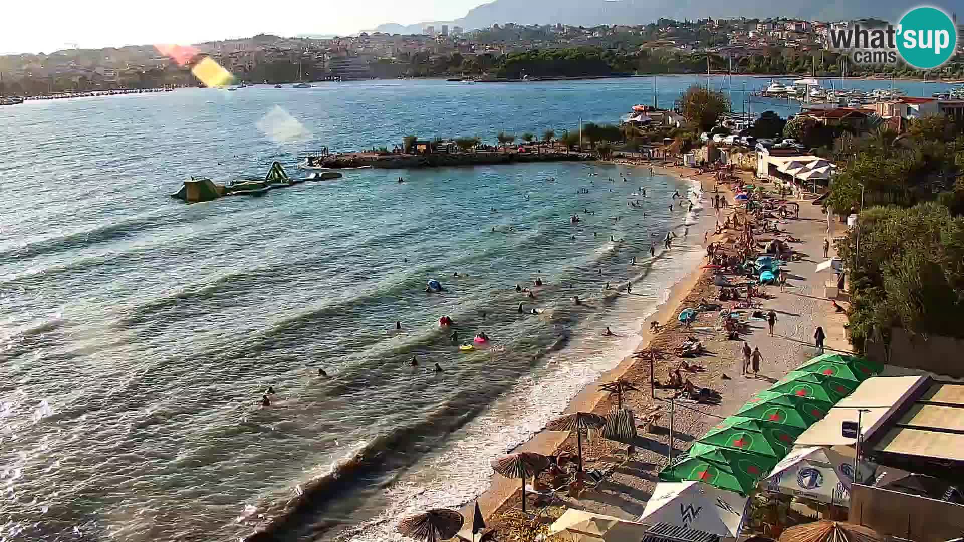 Web kamera Plaža Podstrana – Pogled uživo