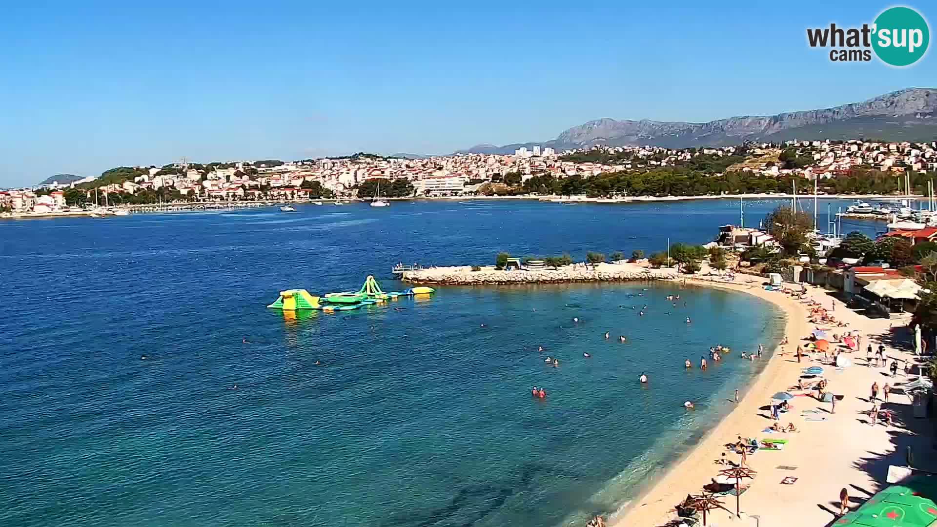 Webcam Playa de Podstrana – Vista en directo desde Hotel Split