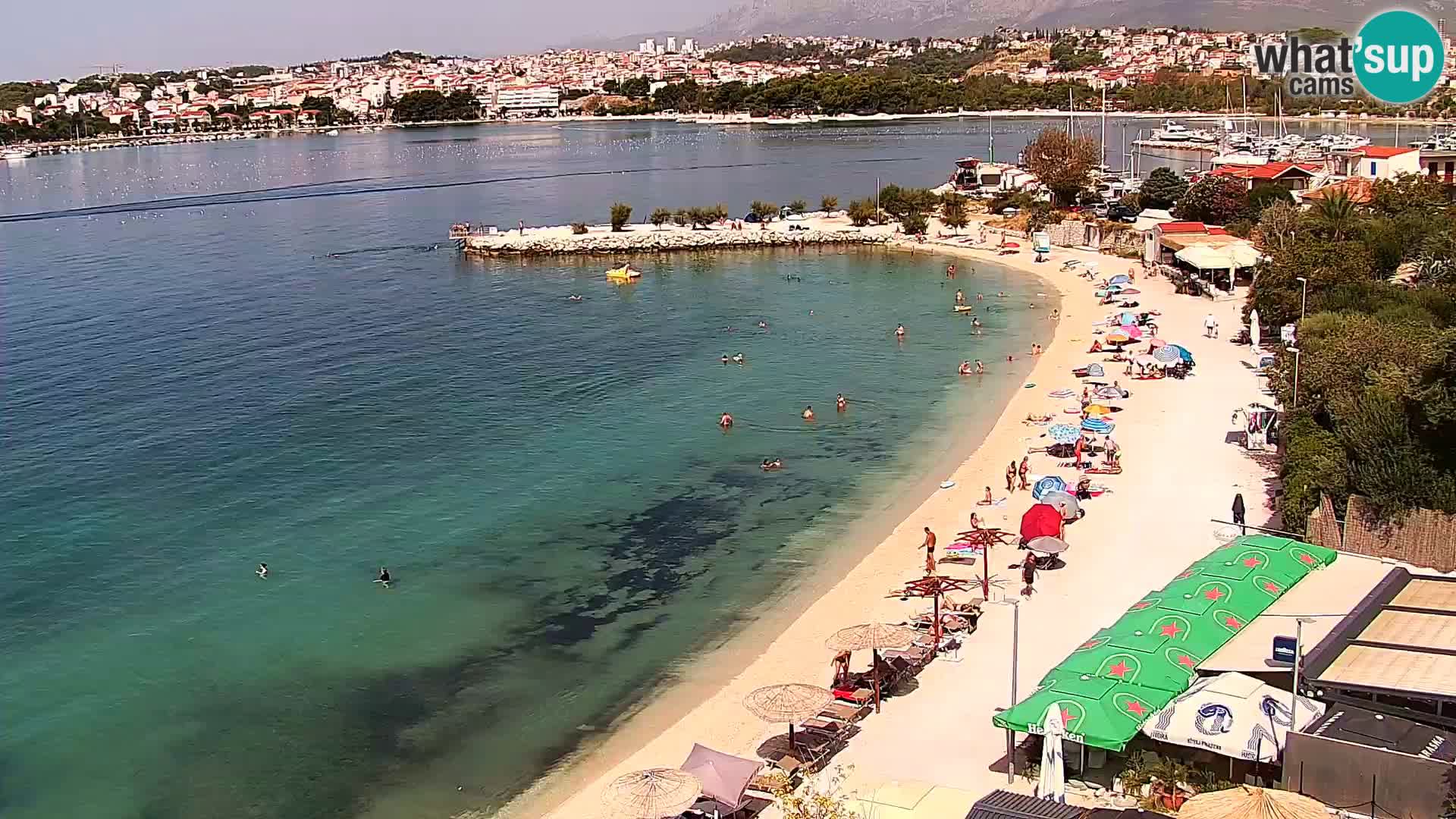 Podstrana Strand Webcam – Liveblick vom Hotel Split